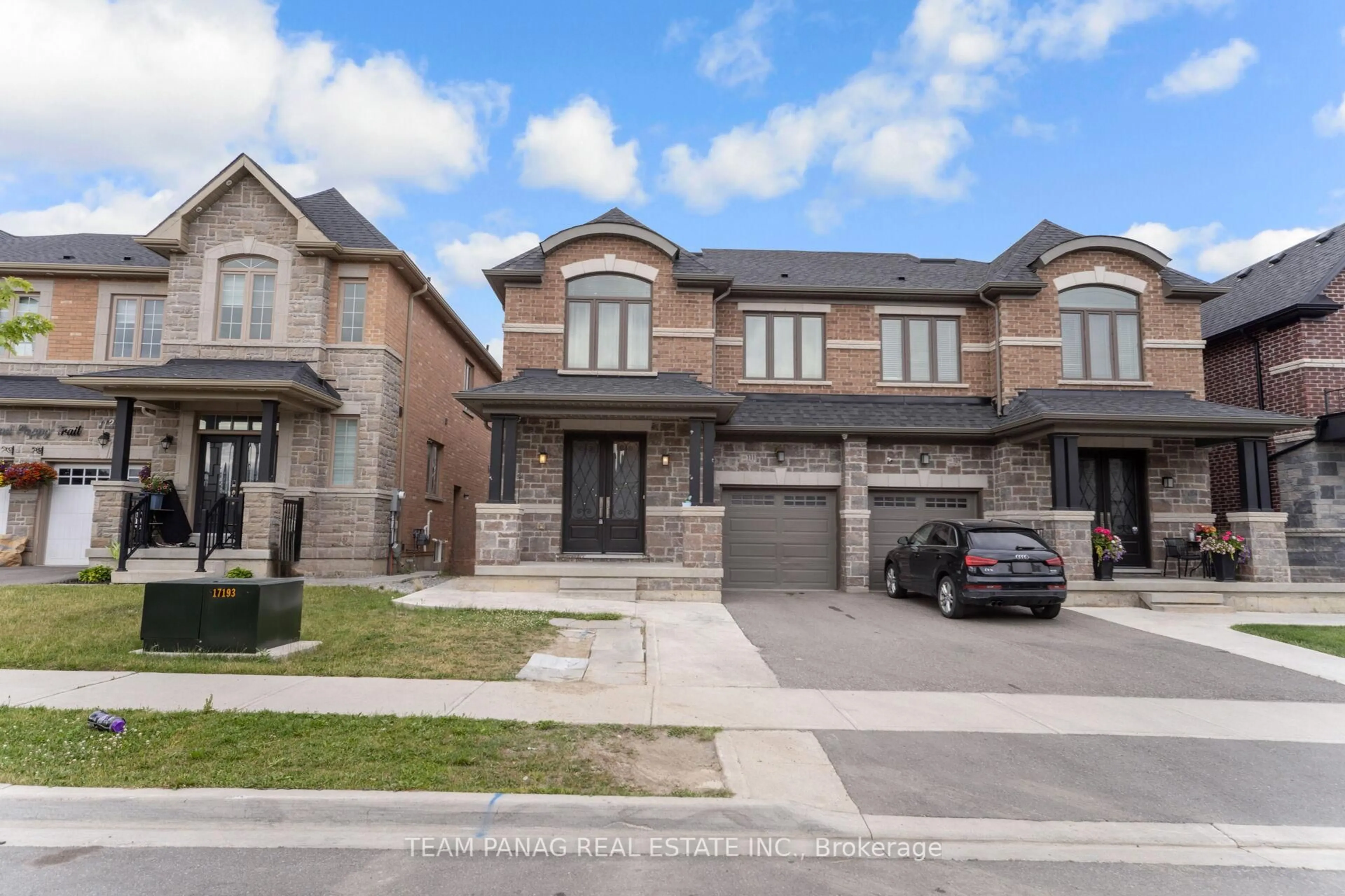Home with brick exterior material, street for 111 Iceland Poppy Tr, Brampton Ontario L7A 0N3