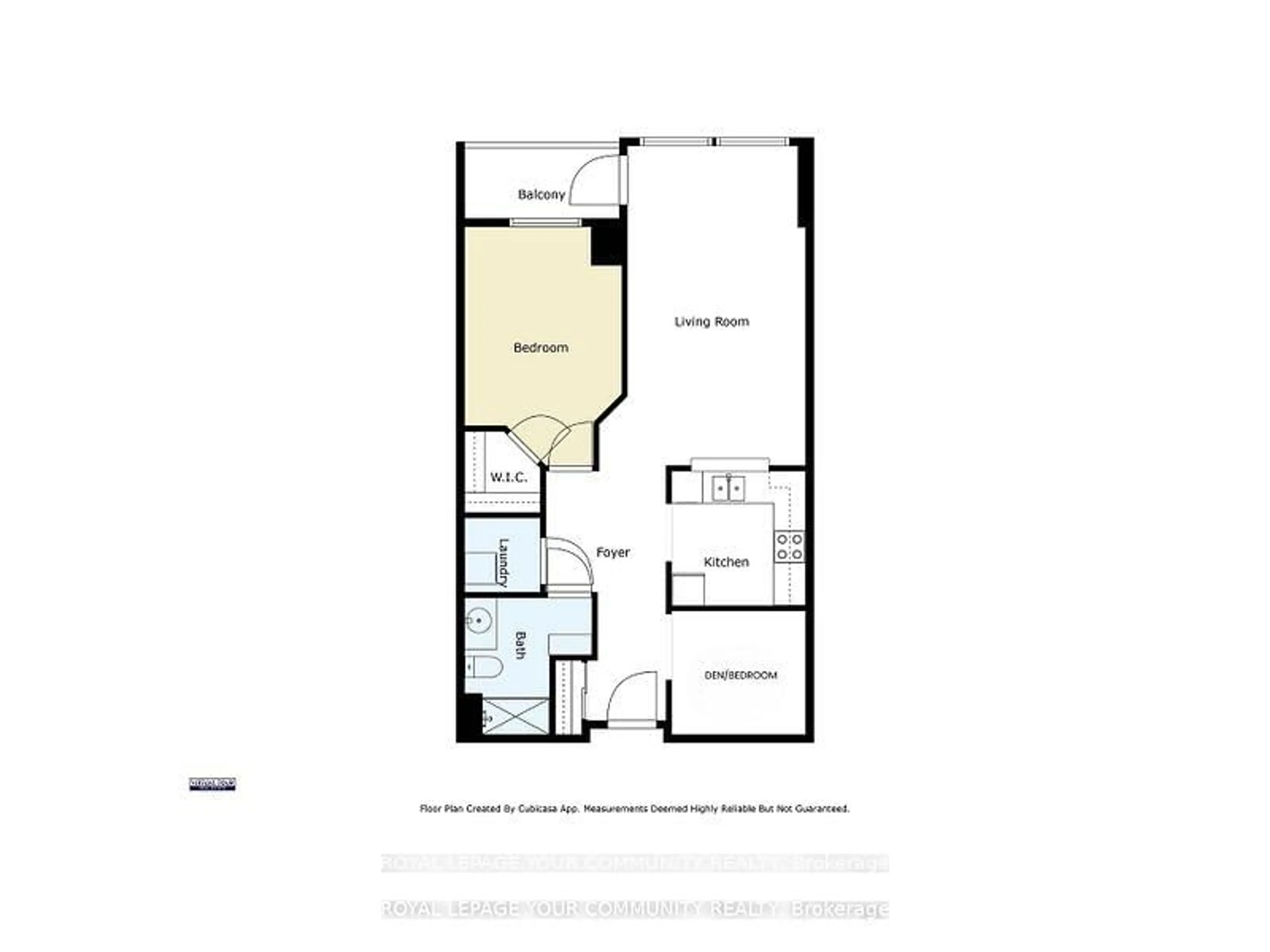 Floor plan for 100 Burloak Dr #1208, Burlington Ontario L7L 6P6