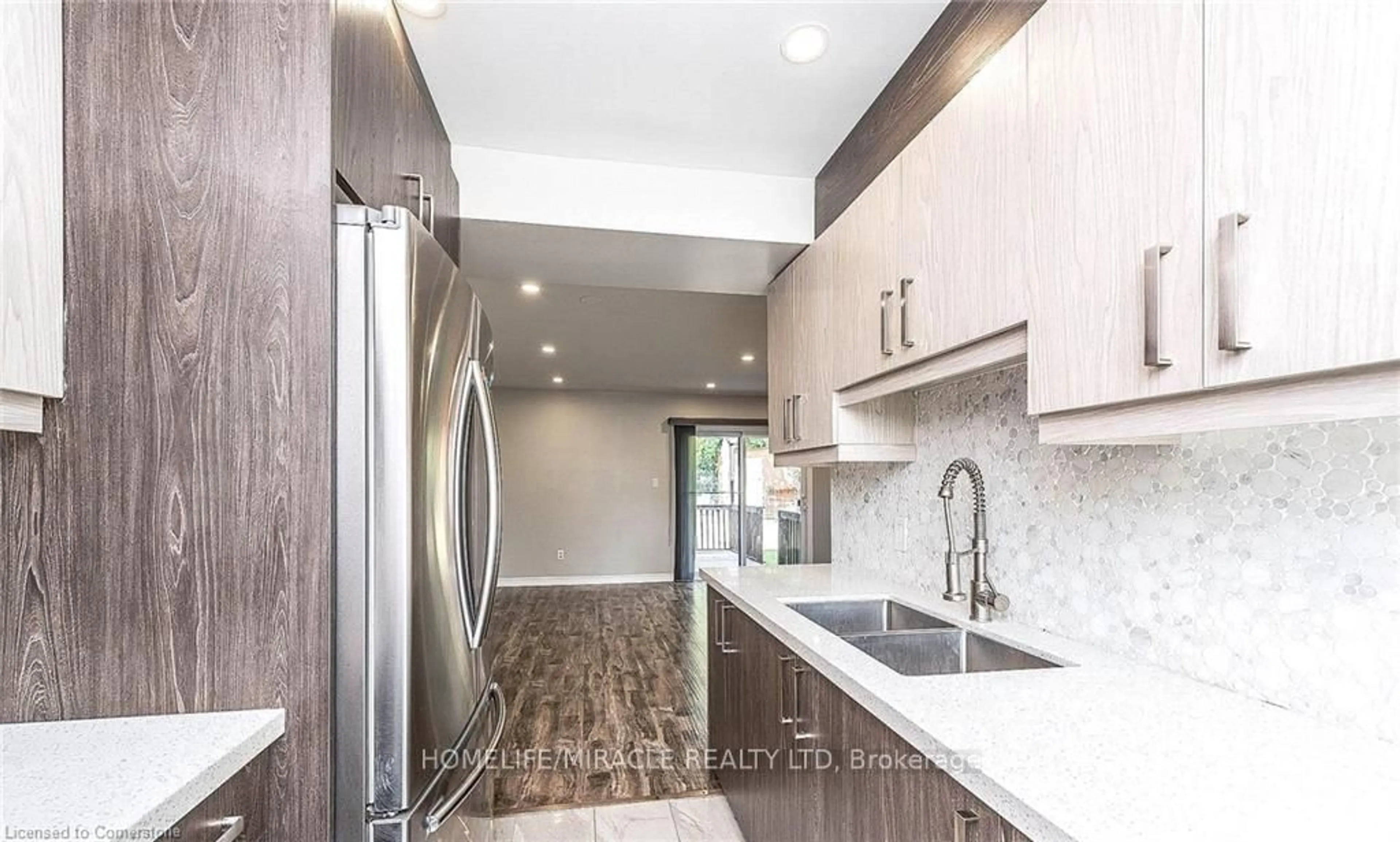Contemporary kitchen, ceramic/tile floor for 91 Madoc Dr, Brampton Ontario L6V 2A3