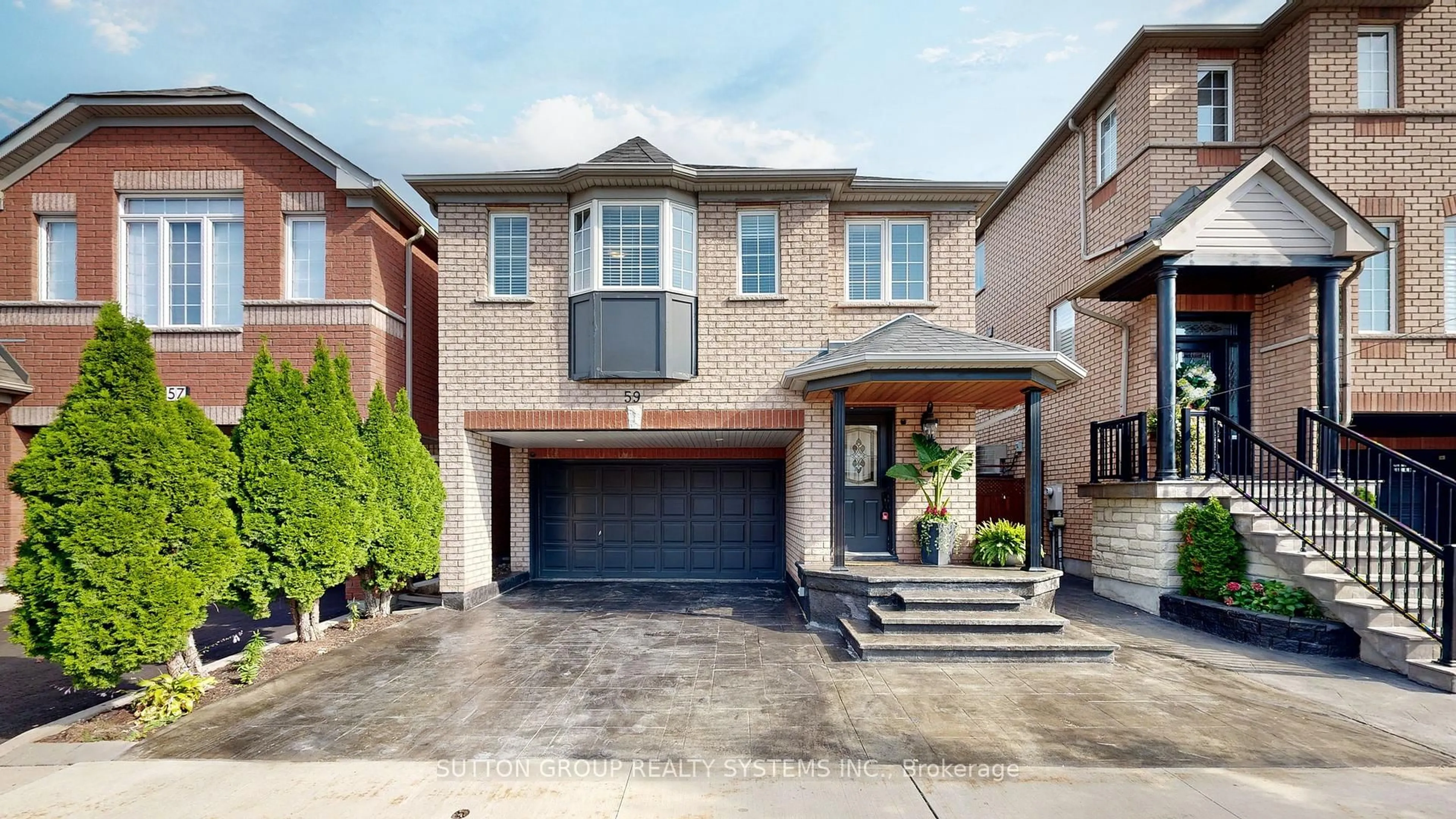 Home with brick exterior material, street for 59 Touchstone Dr, Toronto Ontario M6M 5K8