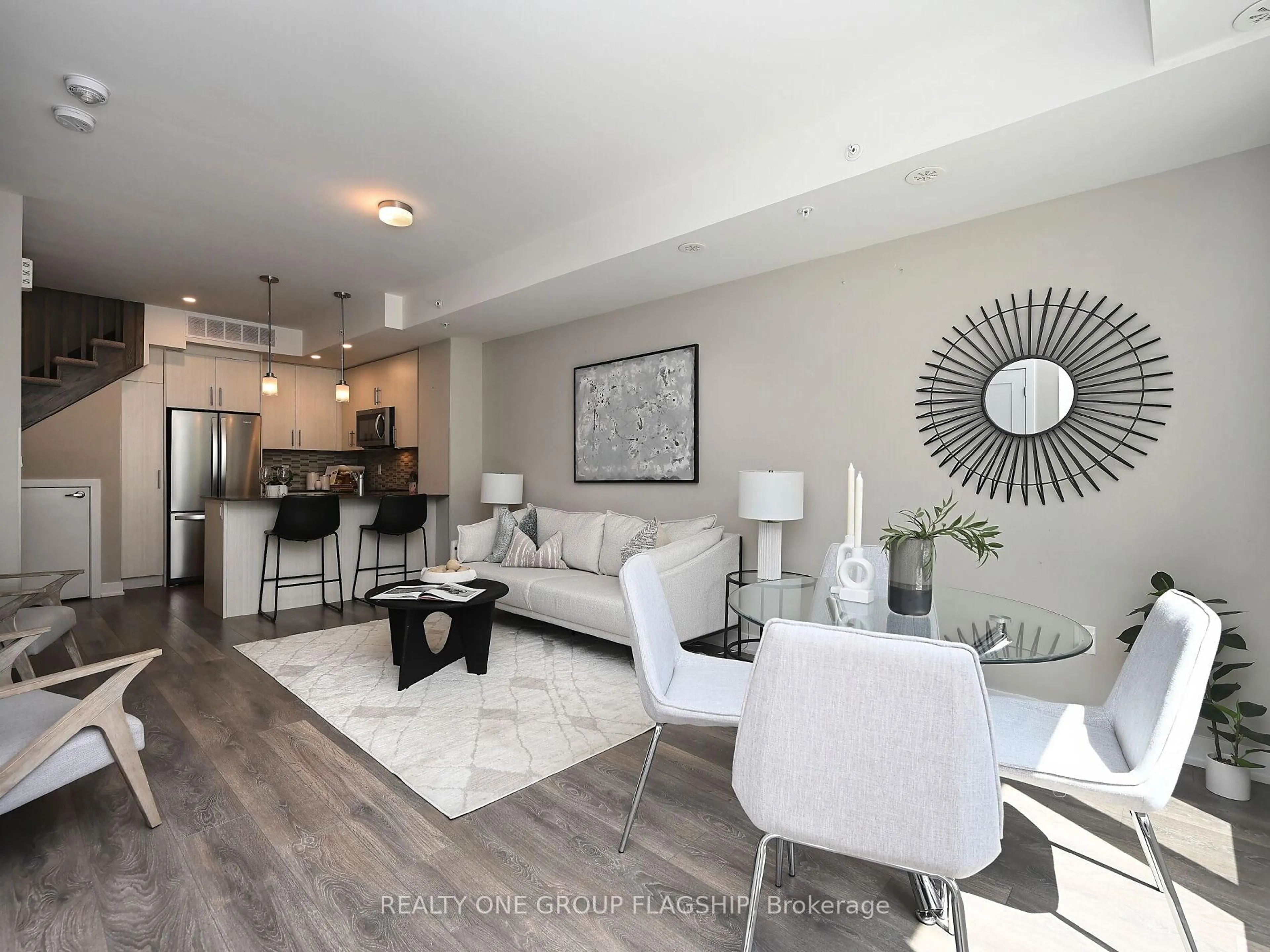Living room with furniture, unknown for 3492 Widdicombe Way #3, Mississauga Ontario L5L 0B9