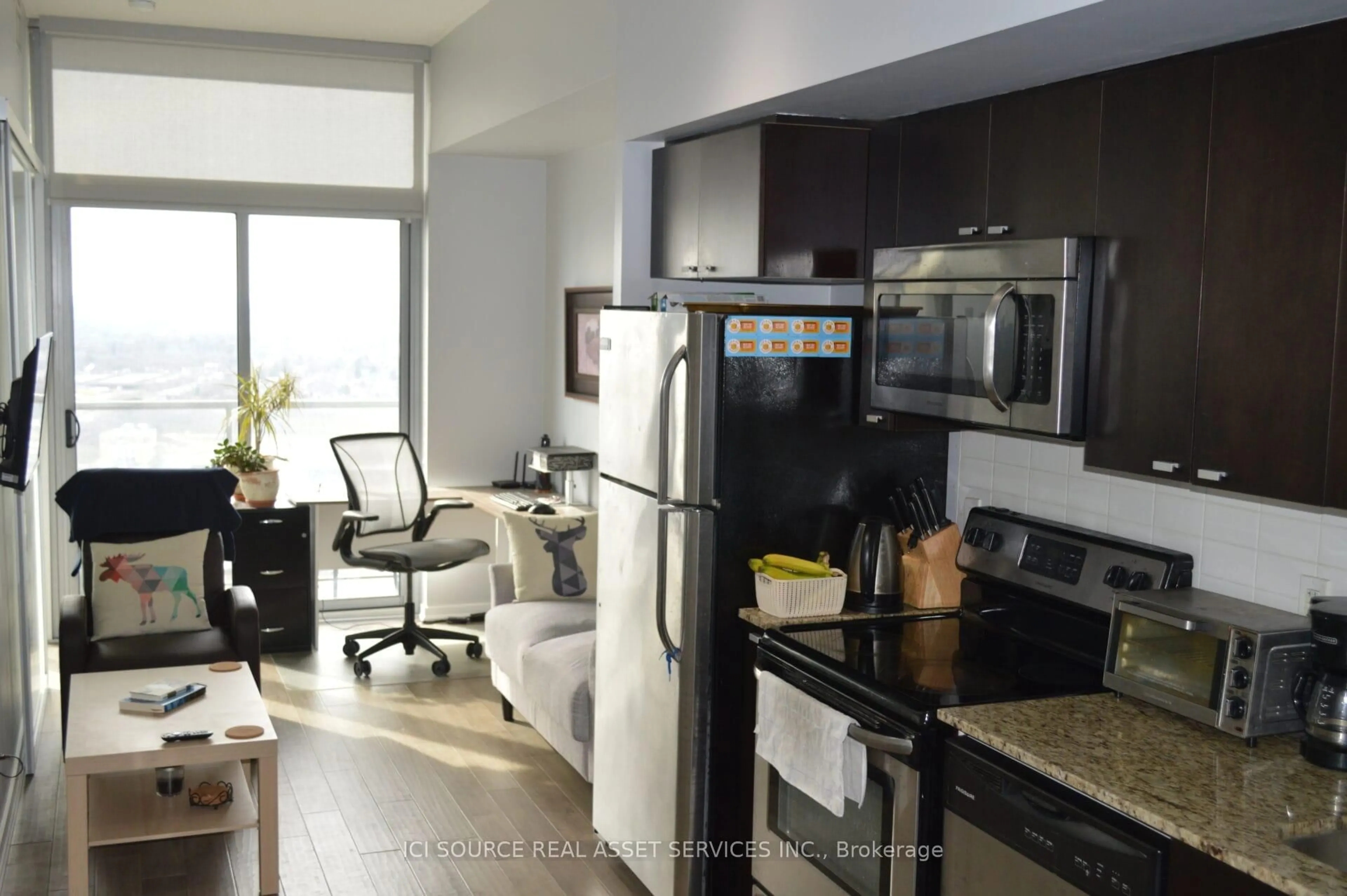 Open concept kitchen, unknown for 105 The Queensway #3409, Toronto Ontario M6S 5B5