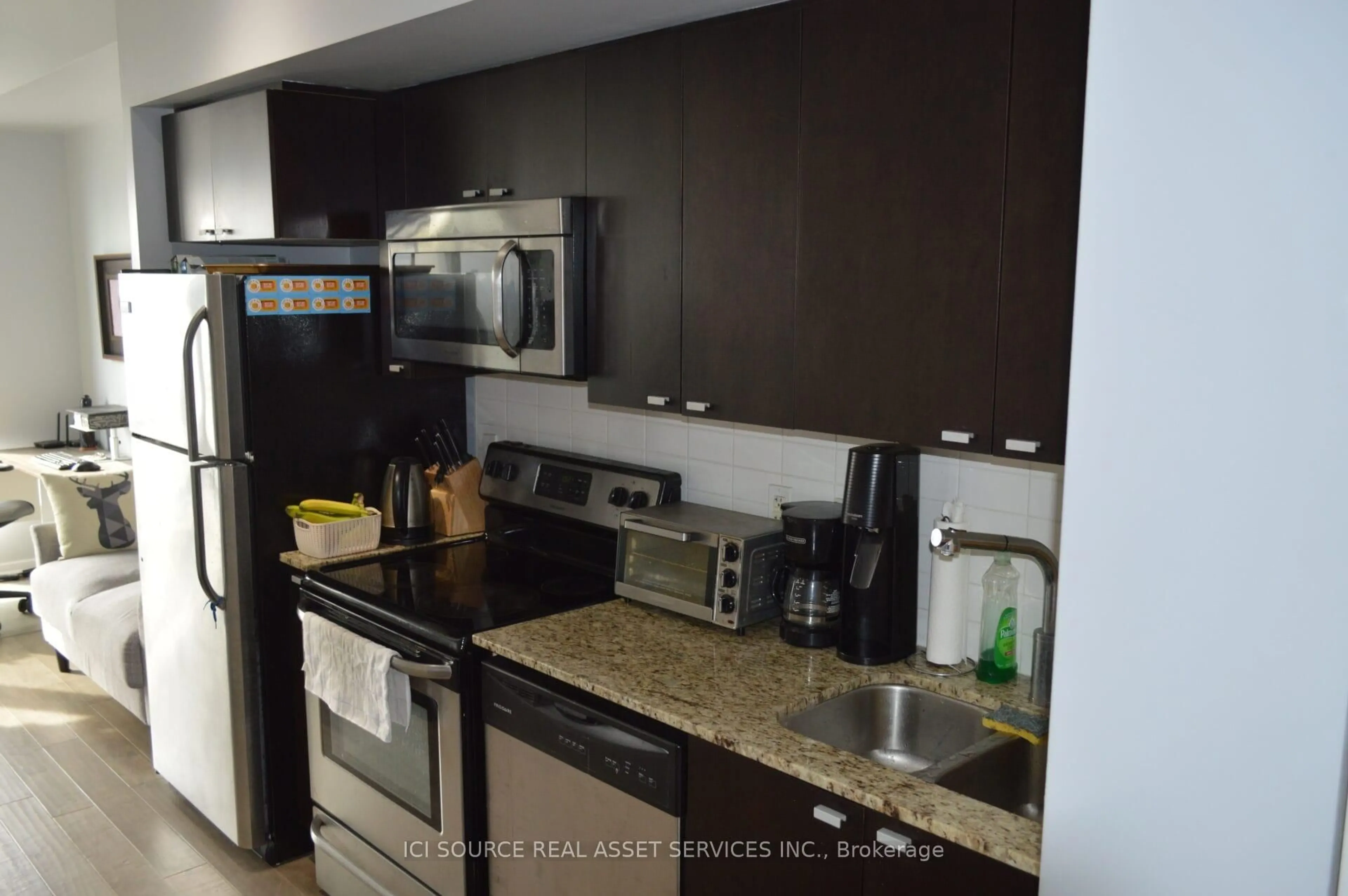 Standard kitchen, unknown for 105 The Queensway #3409, Toronto Ontario M6S 5B5