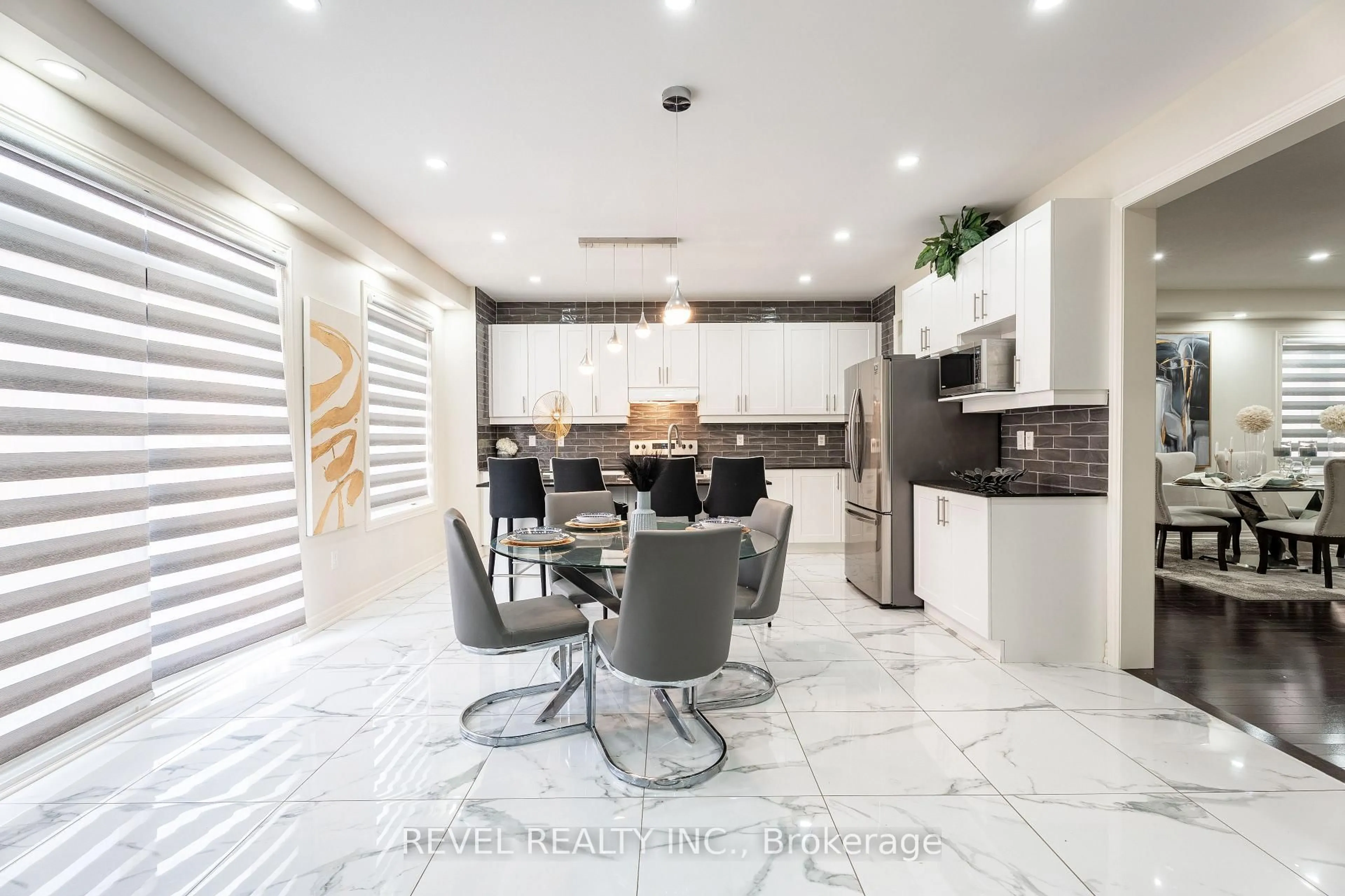 Contemporary kitchen, ceramic/tile floor for 555 Veterans Dr, Brampton Ontario L7A 5A6