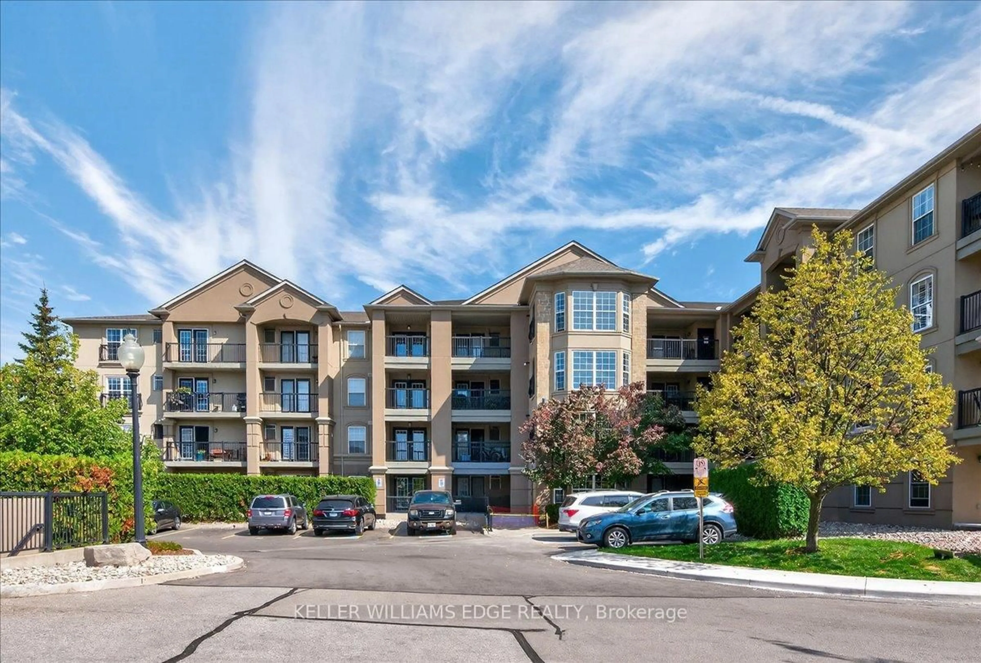 A pic from outside/outdoor area/front of a property/back of a property/a pic from drone, unknown for 2055 Appleby Line #402, Burlington Ontario L7L 7H1