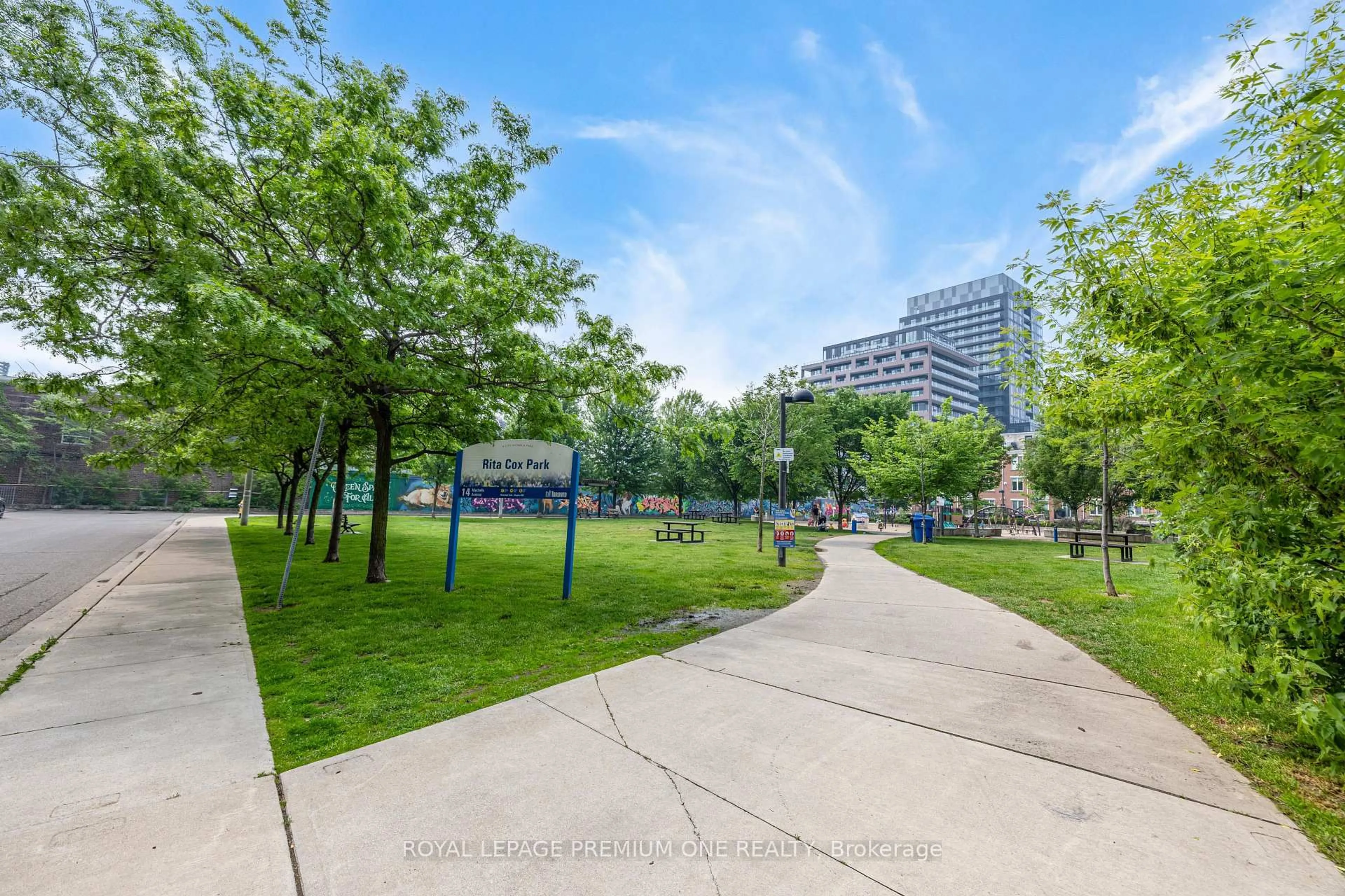 Patio, street for 38 Joe Shuster Way #1910, Toronto Ontario M6K 0A5