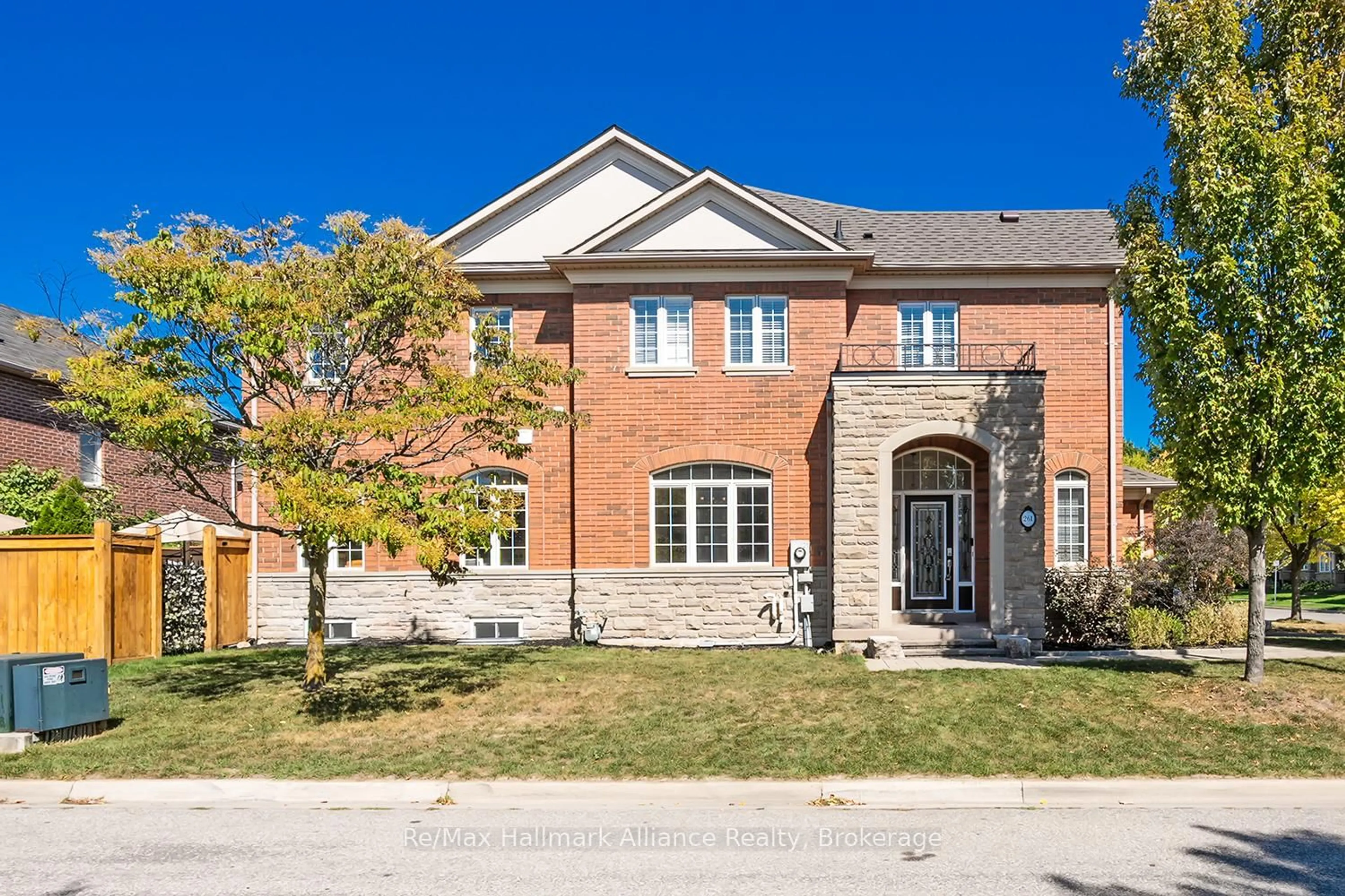 Home with brick exterior material, street for 261 Grayling Dr, Oakville Ontario L6L 6X4