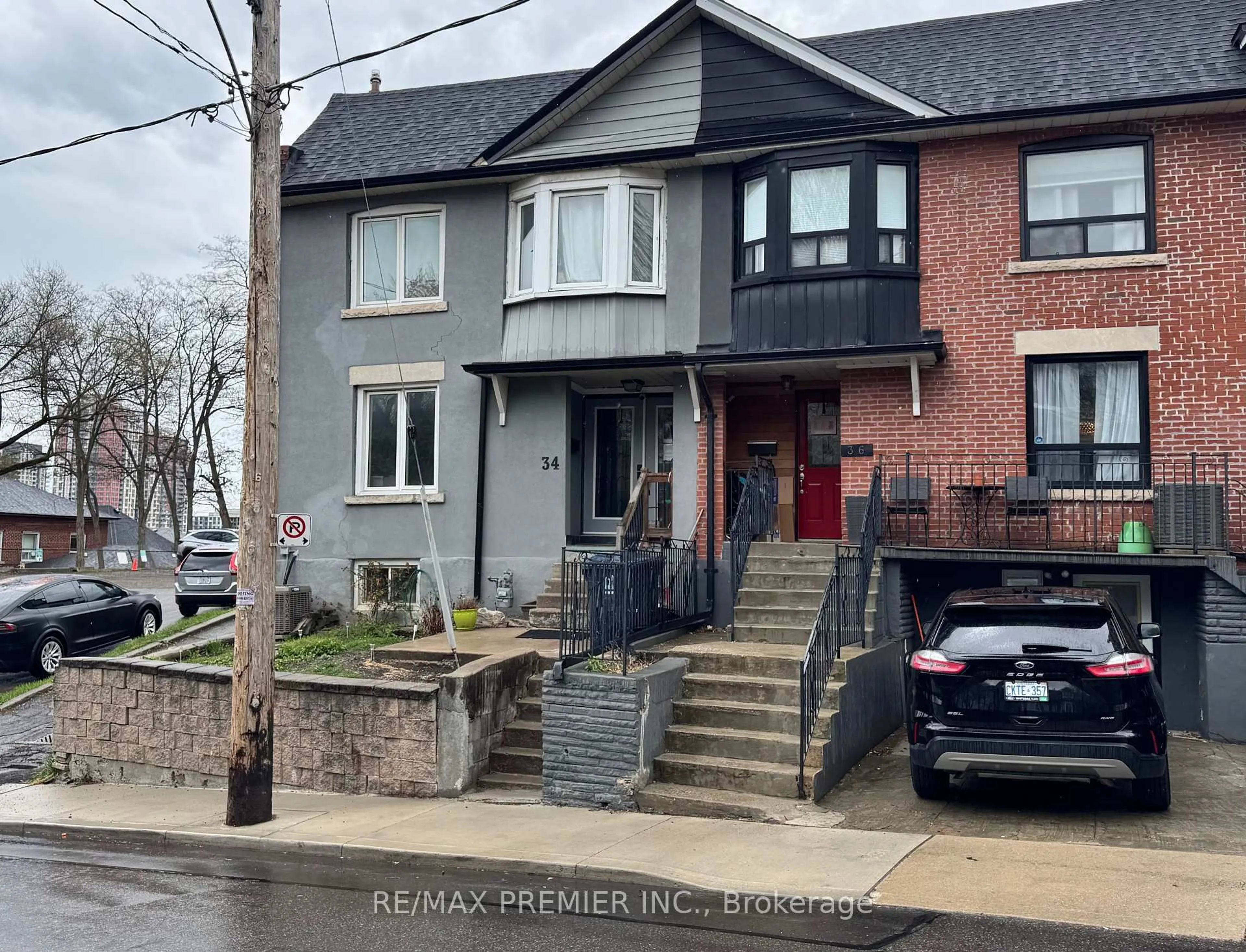 Home with brick exterior material, street for 34 Mc Farland Ave, Toronto Ontario M6H 3N1