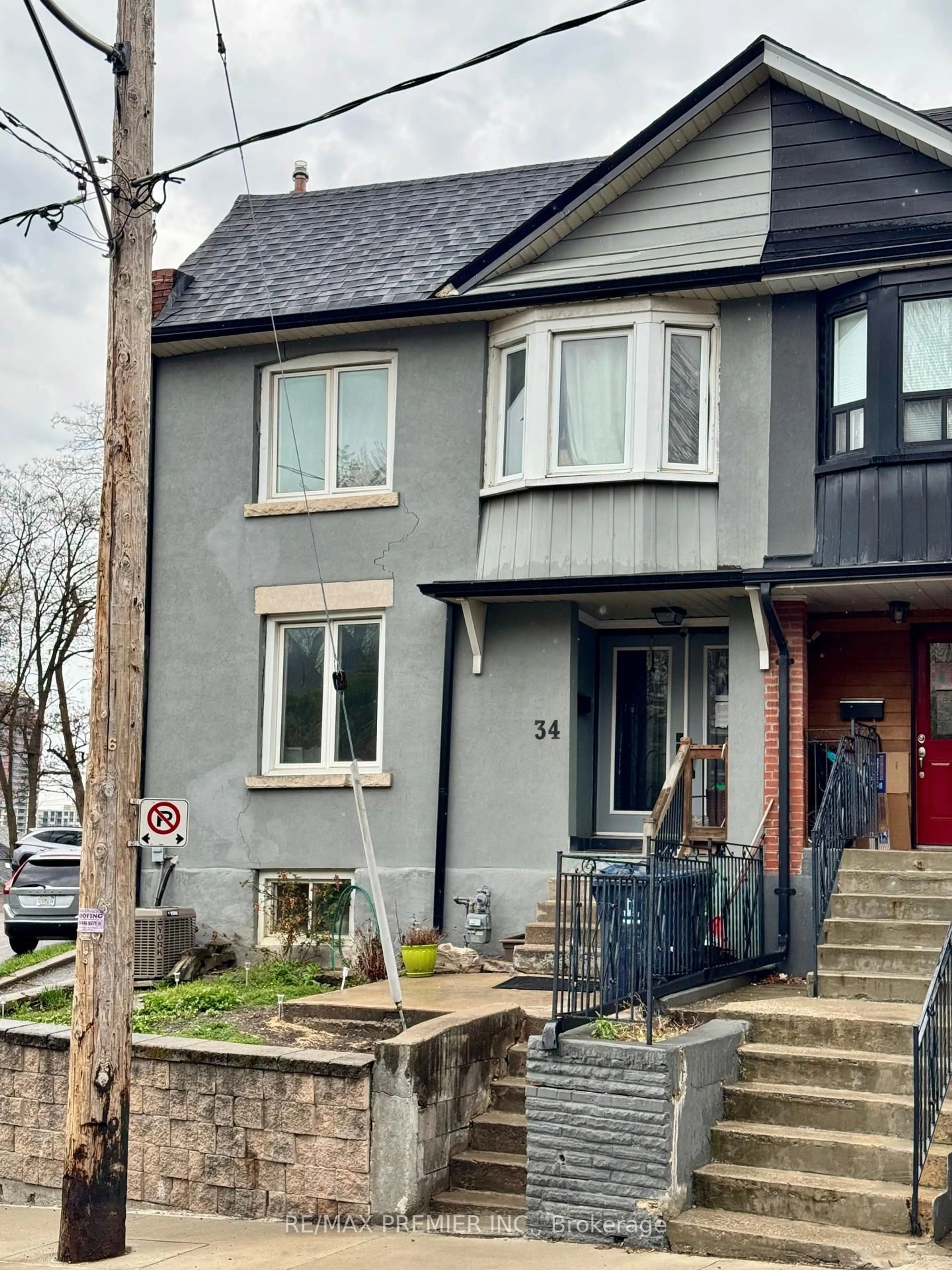 Home with brick exterior material, street for 34 Mc Farland Ave, Toronto Ontario M6H 3N1