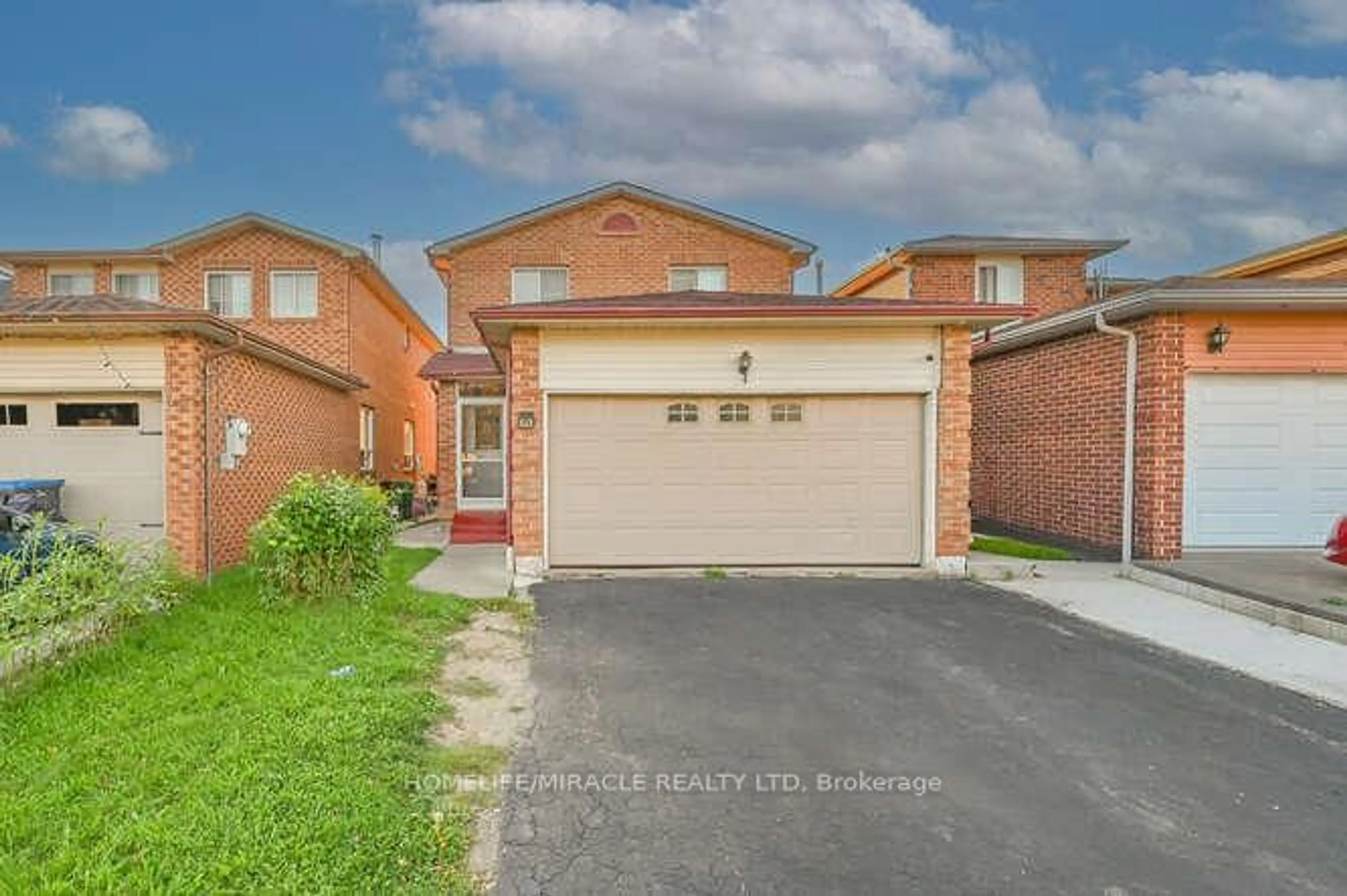 Home with brick exterior material, street for 66 Metzak Dr, Brampton Ontario L6Z 4N4