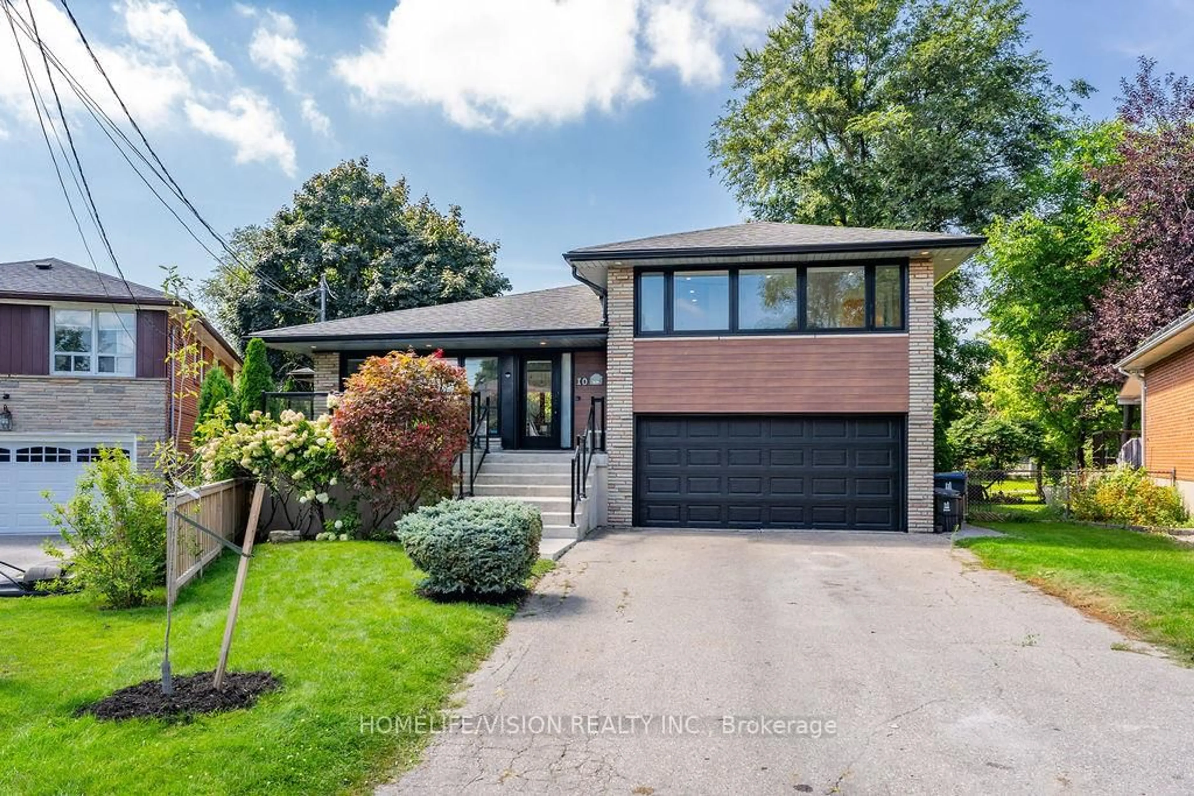 Home with brick exterior material, street for 10 Majestic Crt, Toronto Ontario M6B 3K3