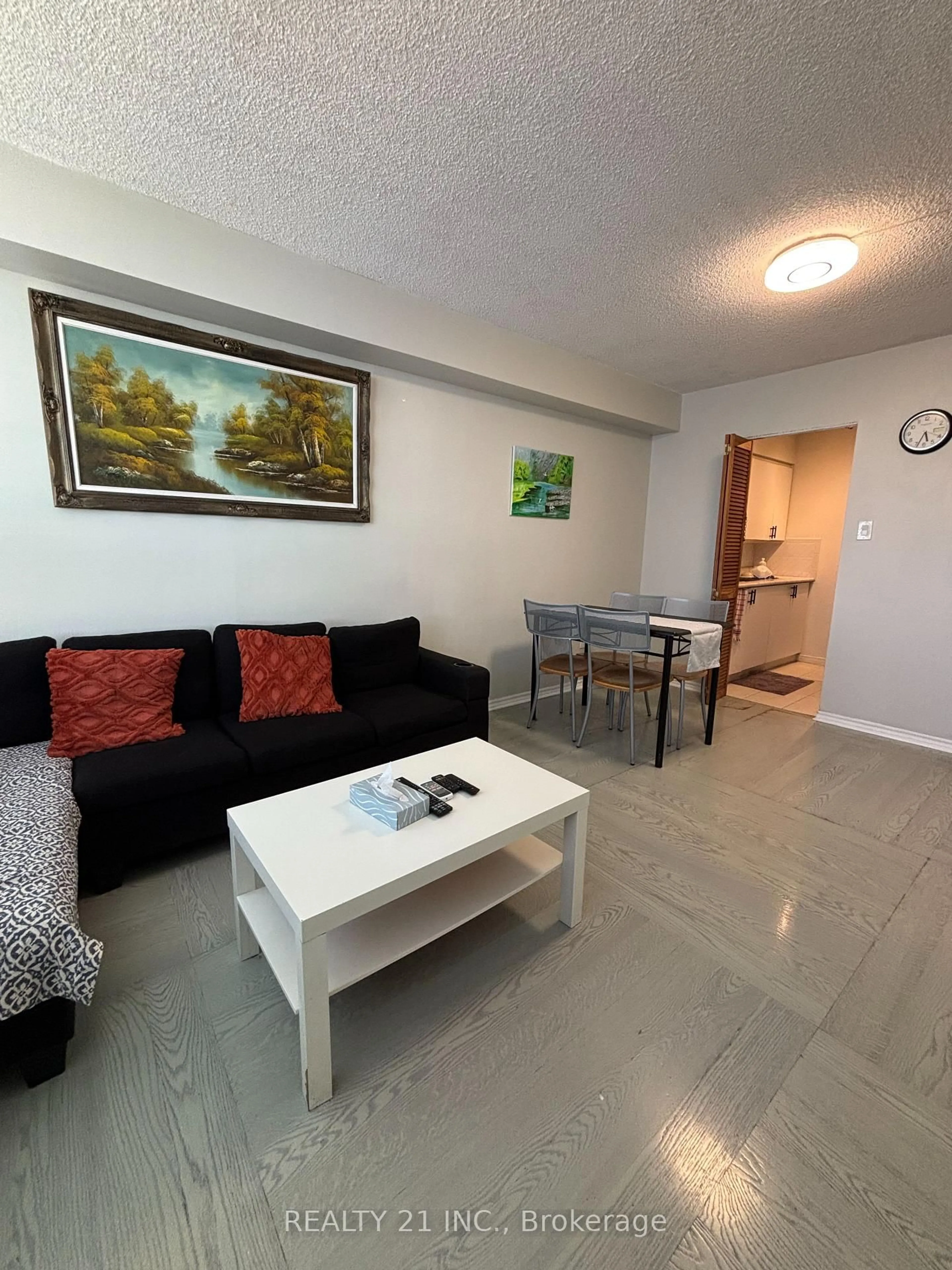 Living room with furniture, unknown for 50 Lotherton Ptwy #906, Toronto Ontario M6B 2G8