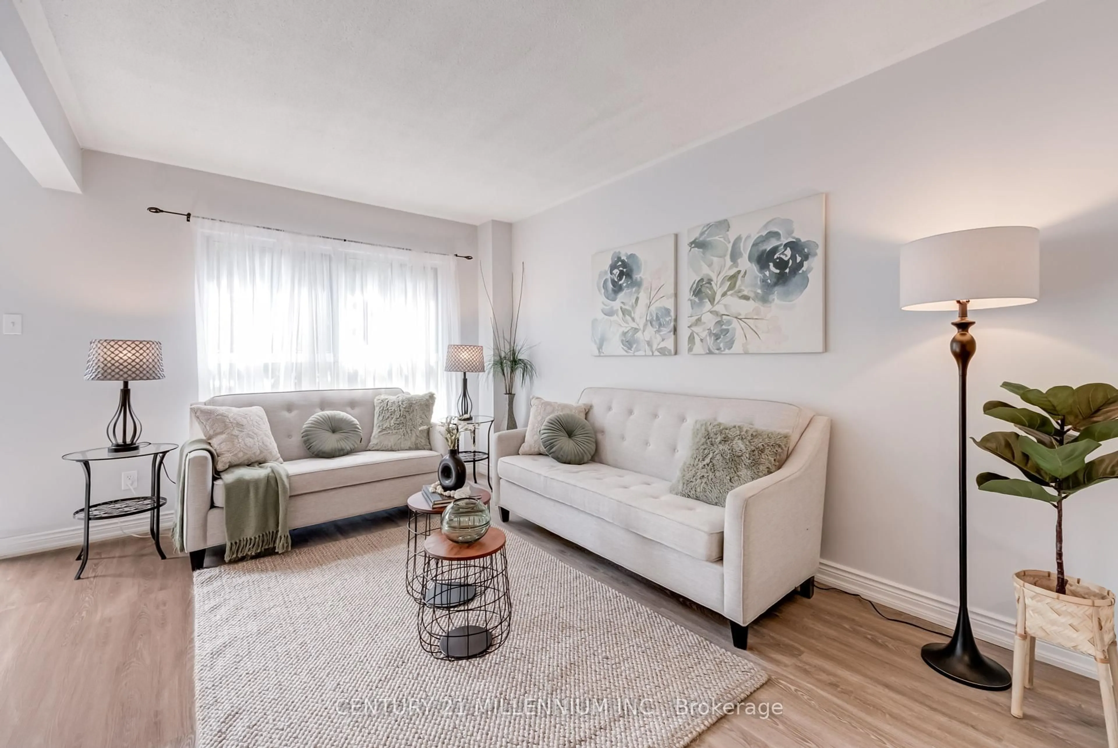 Living room with furniture, unknown for 56 Fleetwood Cres, Brampton Ontario L6T 2E5