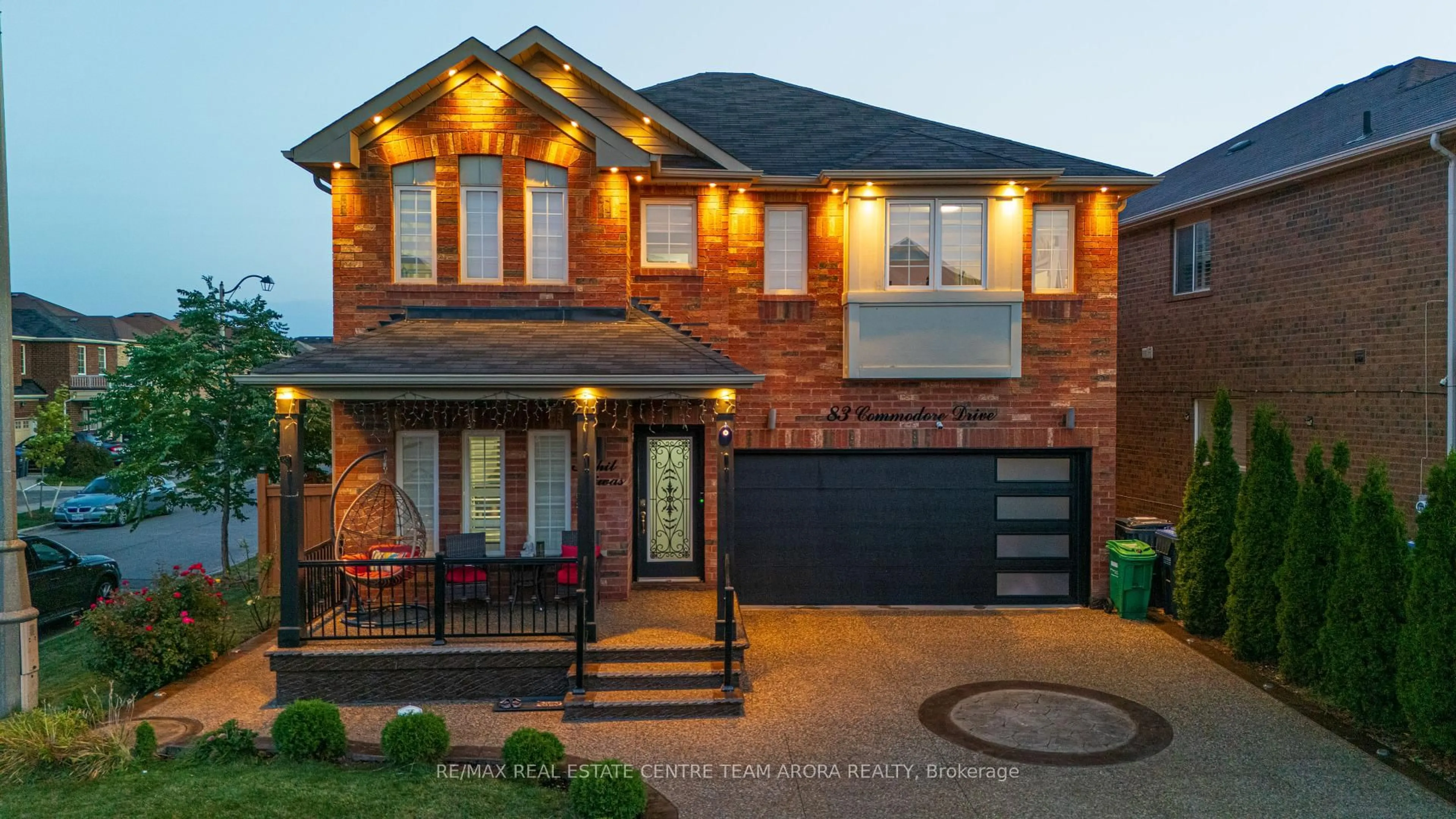 Home with brick exterior material, street for 83 Commodore Dr, Brampton Ontario L6X 0T4
