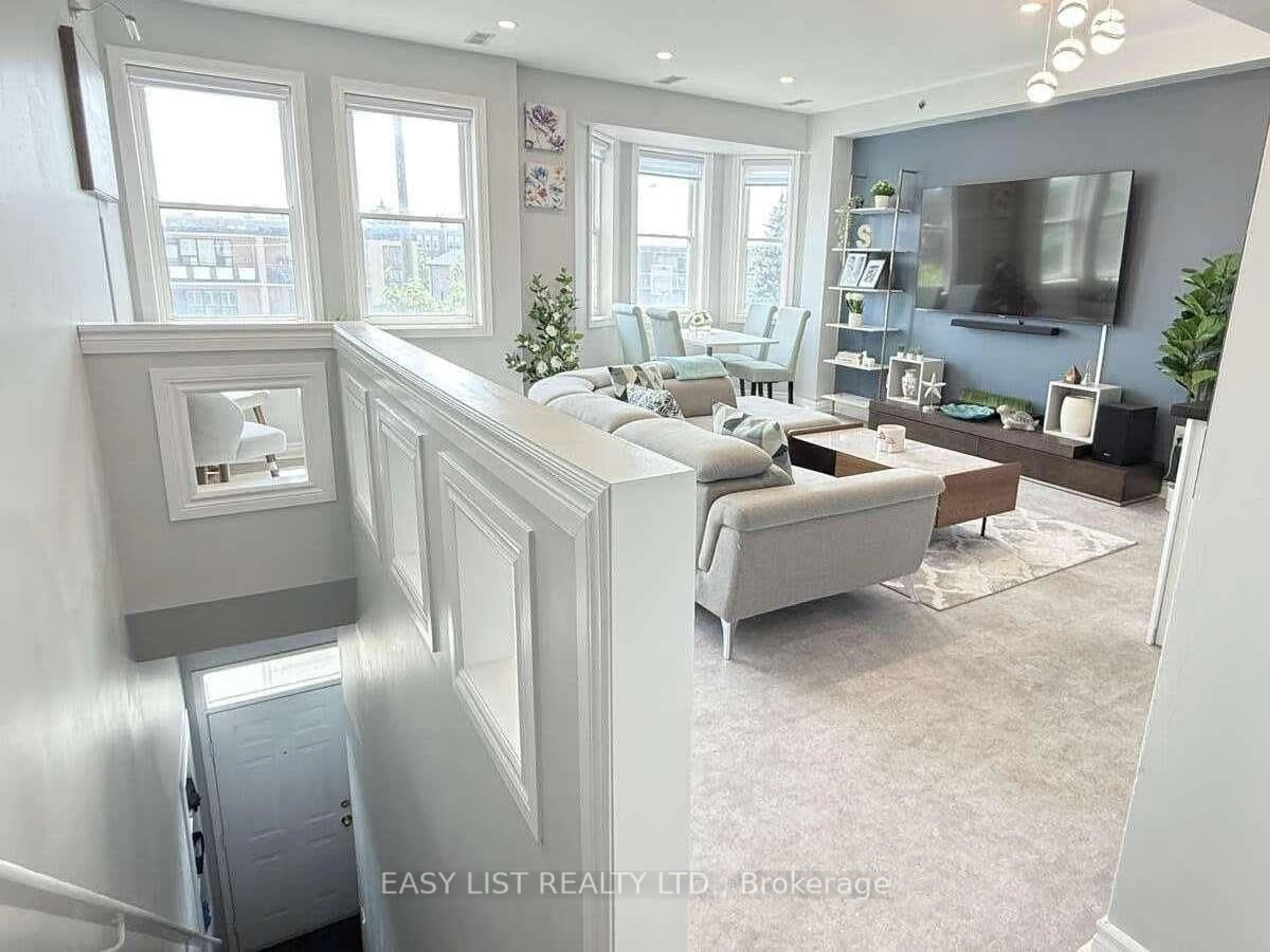 Open concept kitchen, ceramic/tile floor for 760 Lawrence Ave #15, Toronto Ontario M6A 3E7