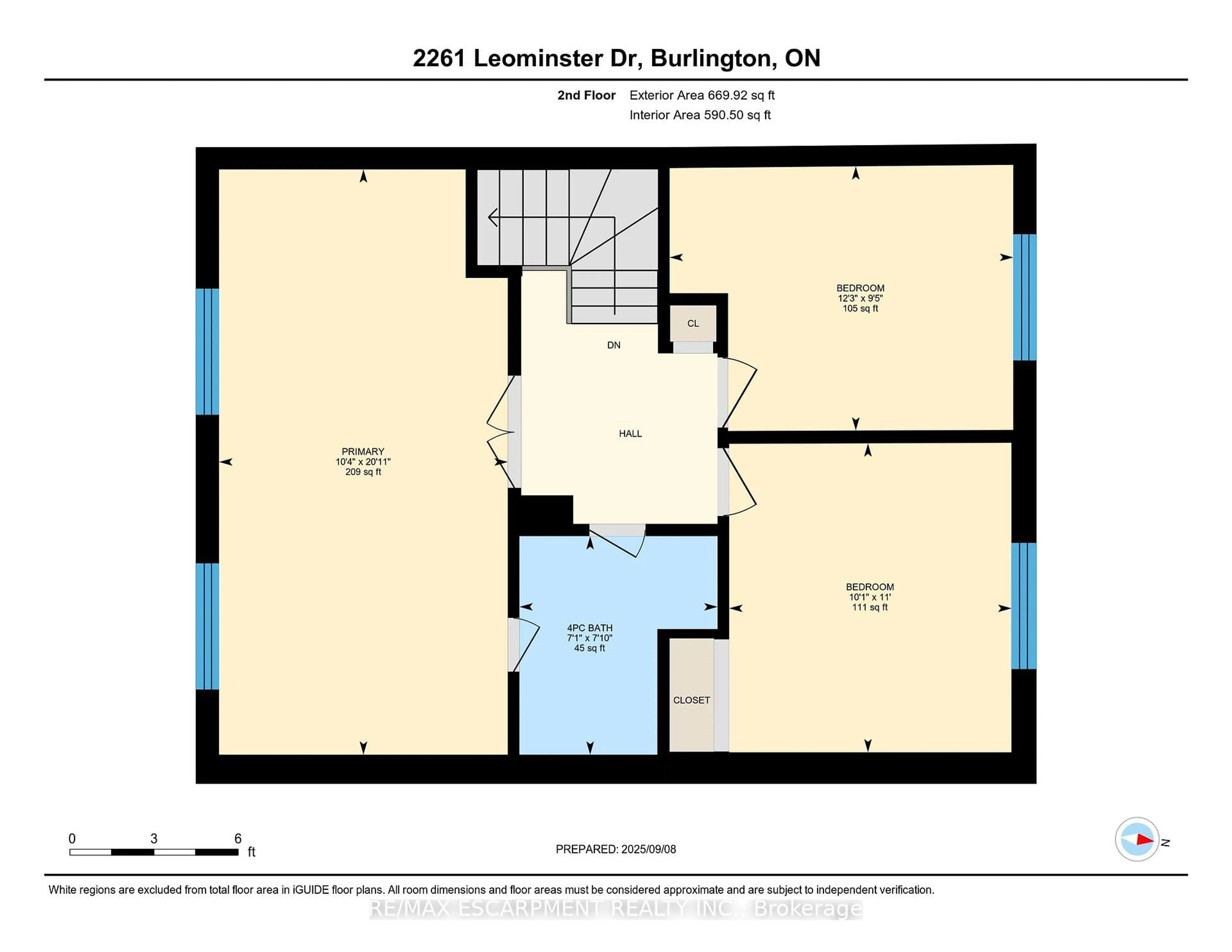 Floor plan for 2261 Leominster Dr, Burlington Ontario L7P 3W8