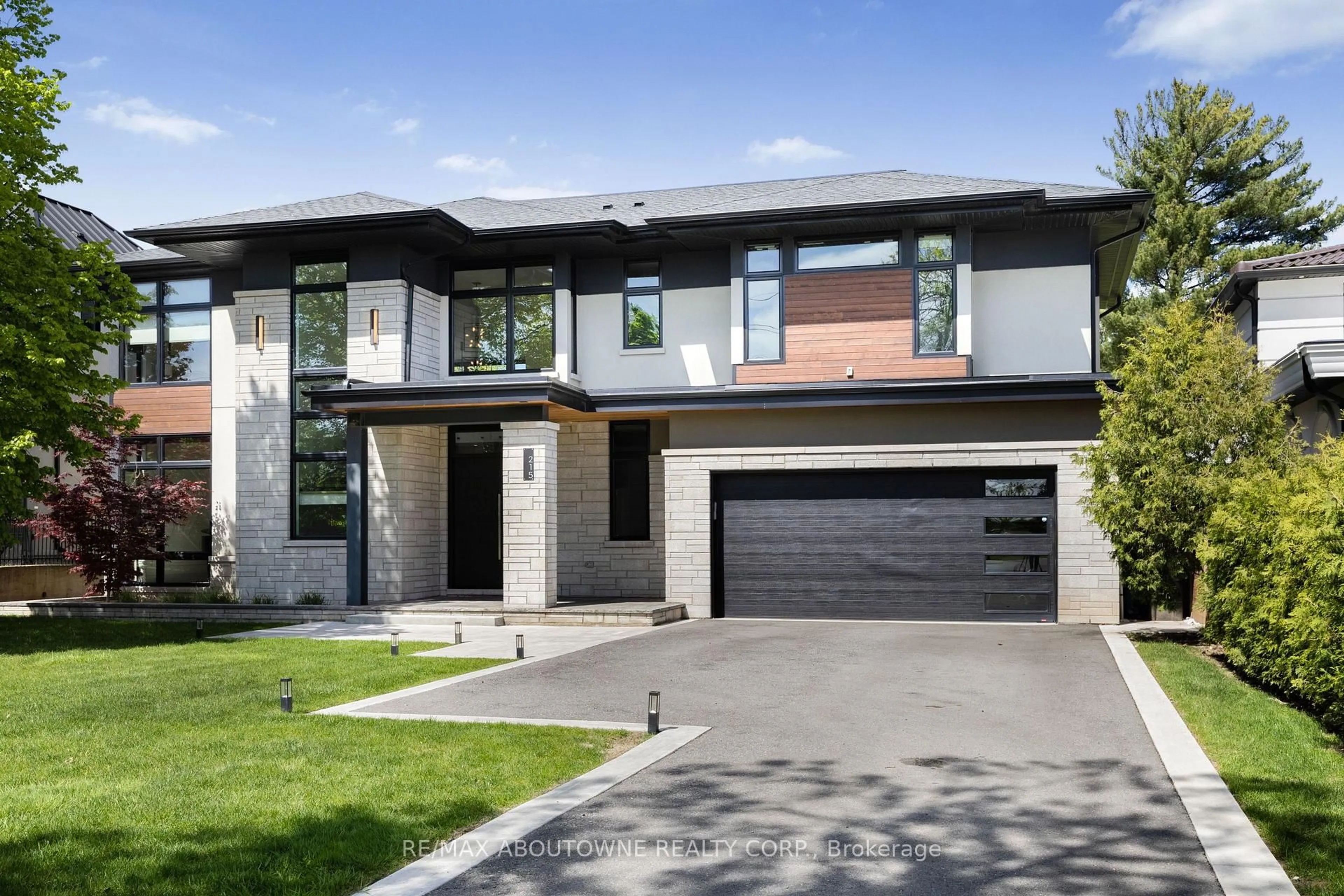 Home with brick exterior material, street for 215 Morden Rd, Oakville Ontario L6K 2S2