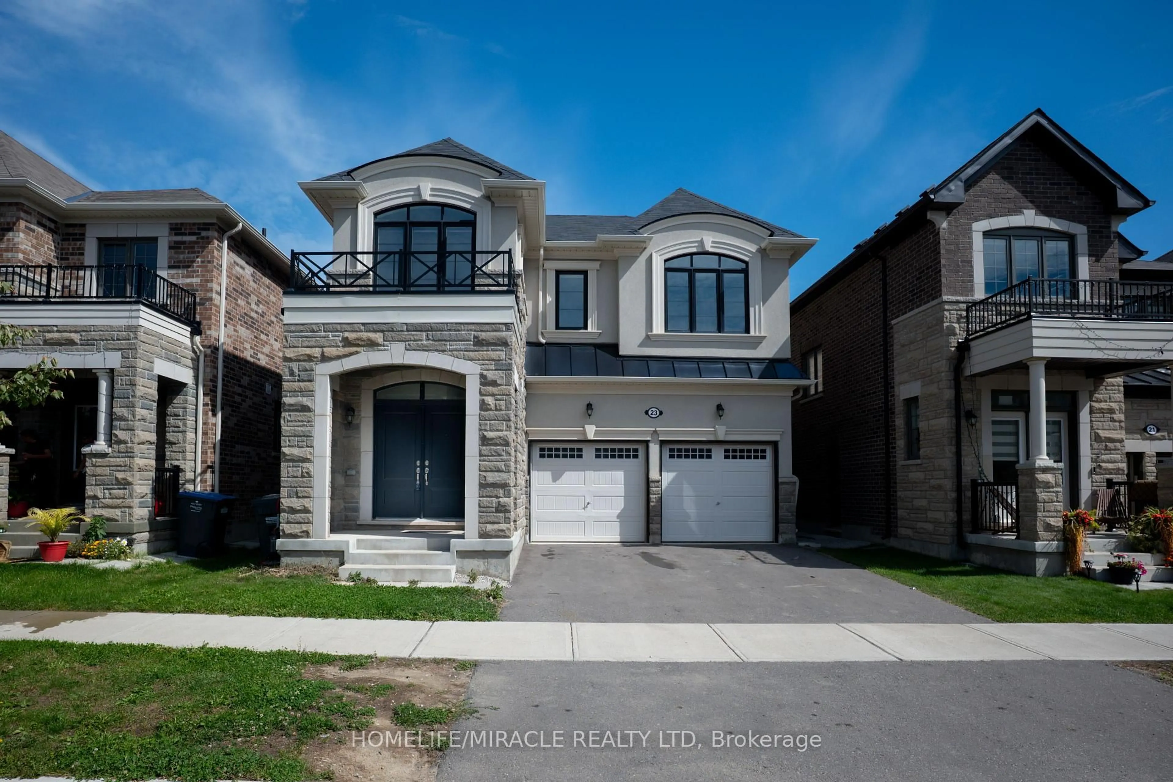 Home with brick exterior material, street for 23 Speckled Alder St, Caledon Ontario L7C 4J1