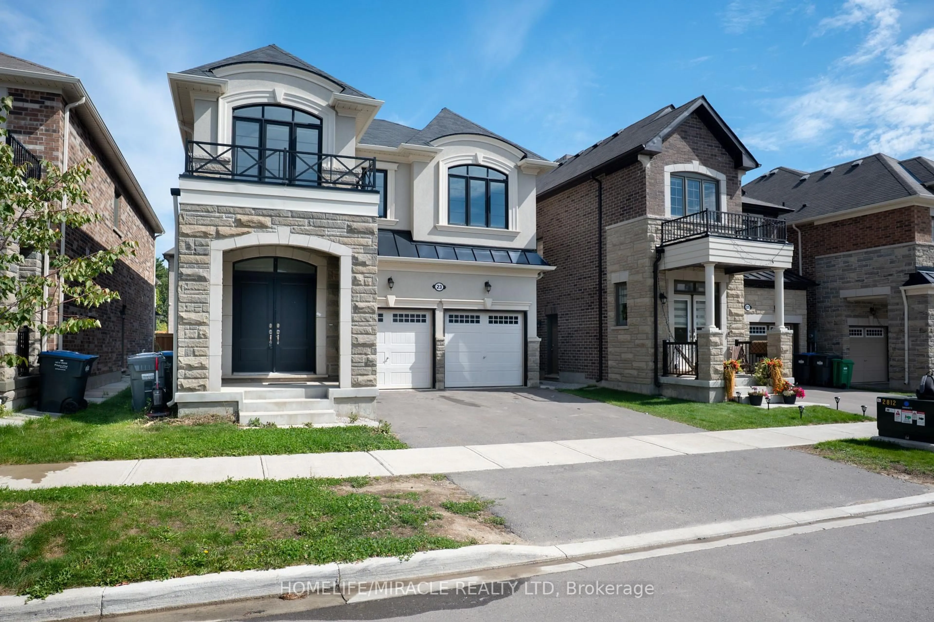 Home with brick exterior material, street for 23 Speckled Alder St, Caledon Ontario L7C 4J1