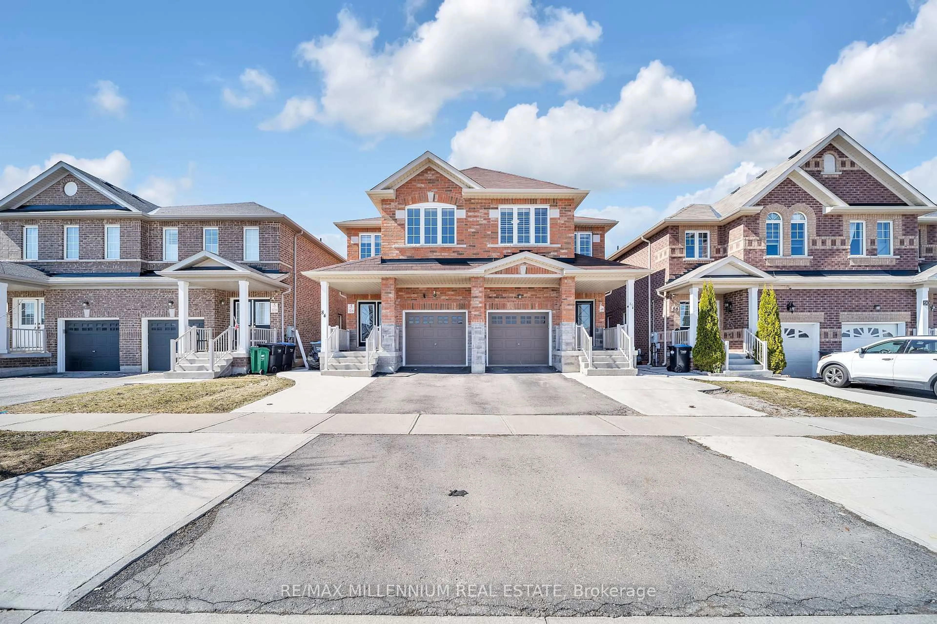 Home with brick exterior material, street for 86 Cookview Dr, Brampton Ontario L6R 3T6