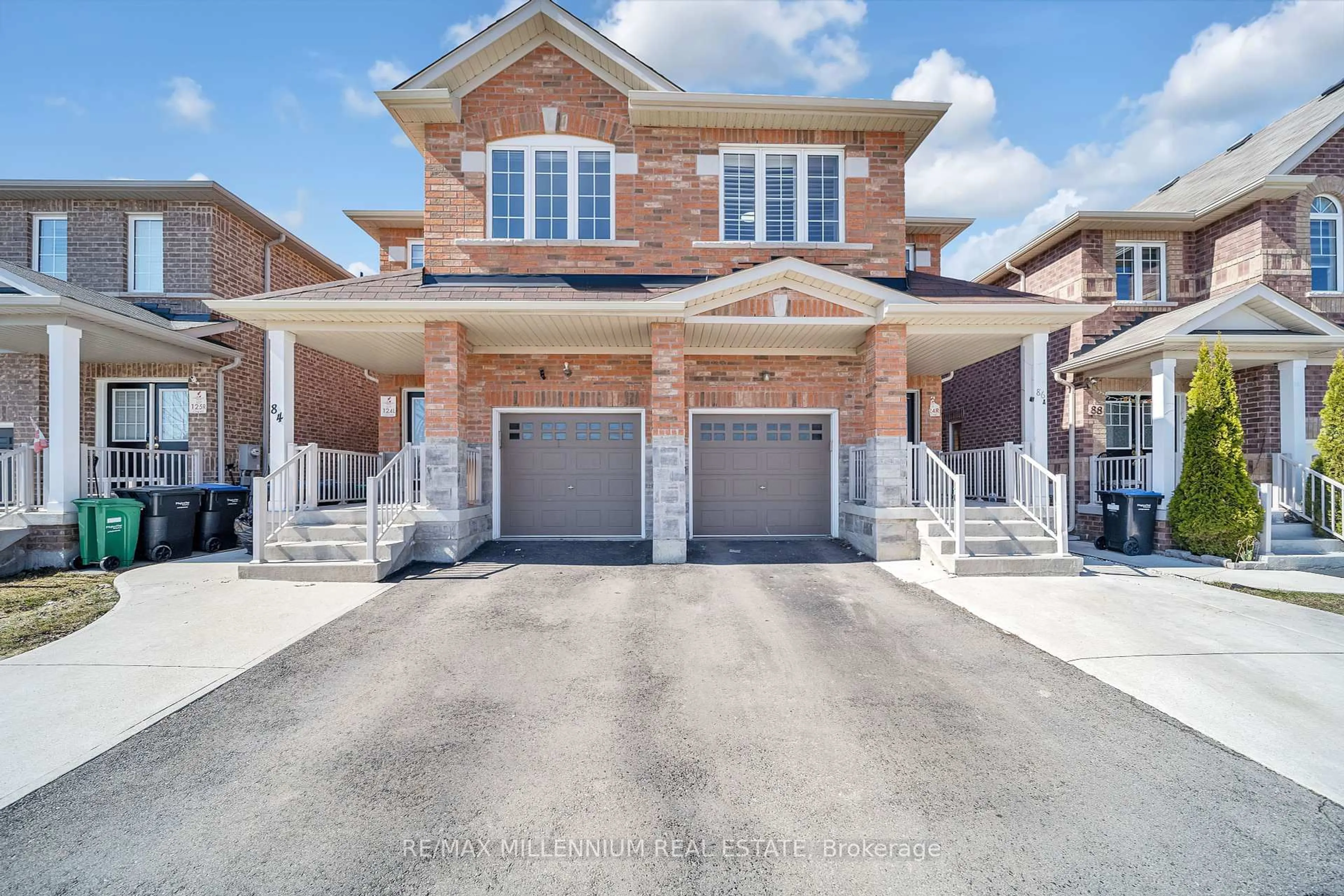 Home with brick exterior material, street for 86 Cookview Dr, Brampton Ontario L6R 3T6