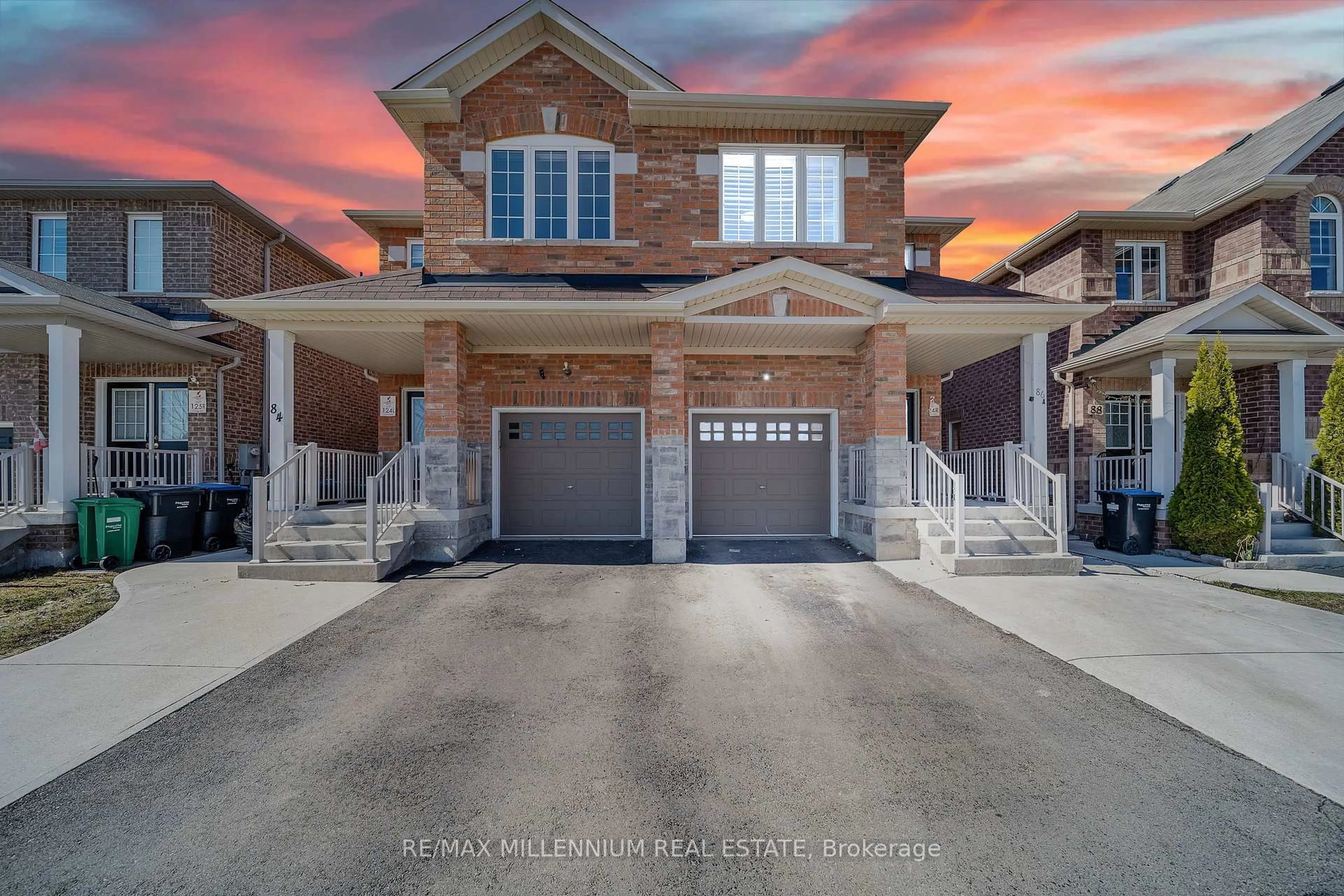 Home with brick exterior material, street for 86 Cookview Dr, Brampton Ontario L6R 3T6