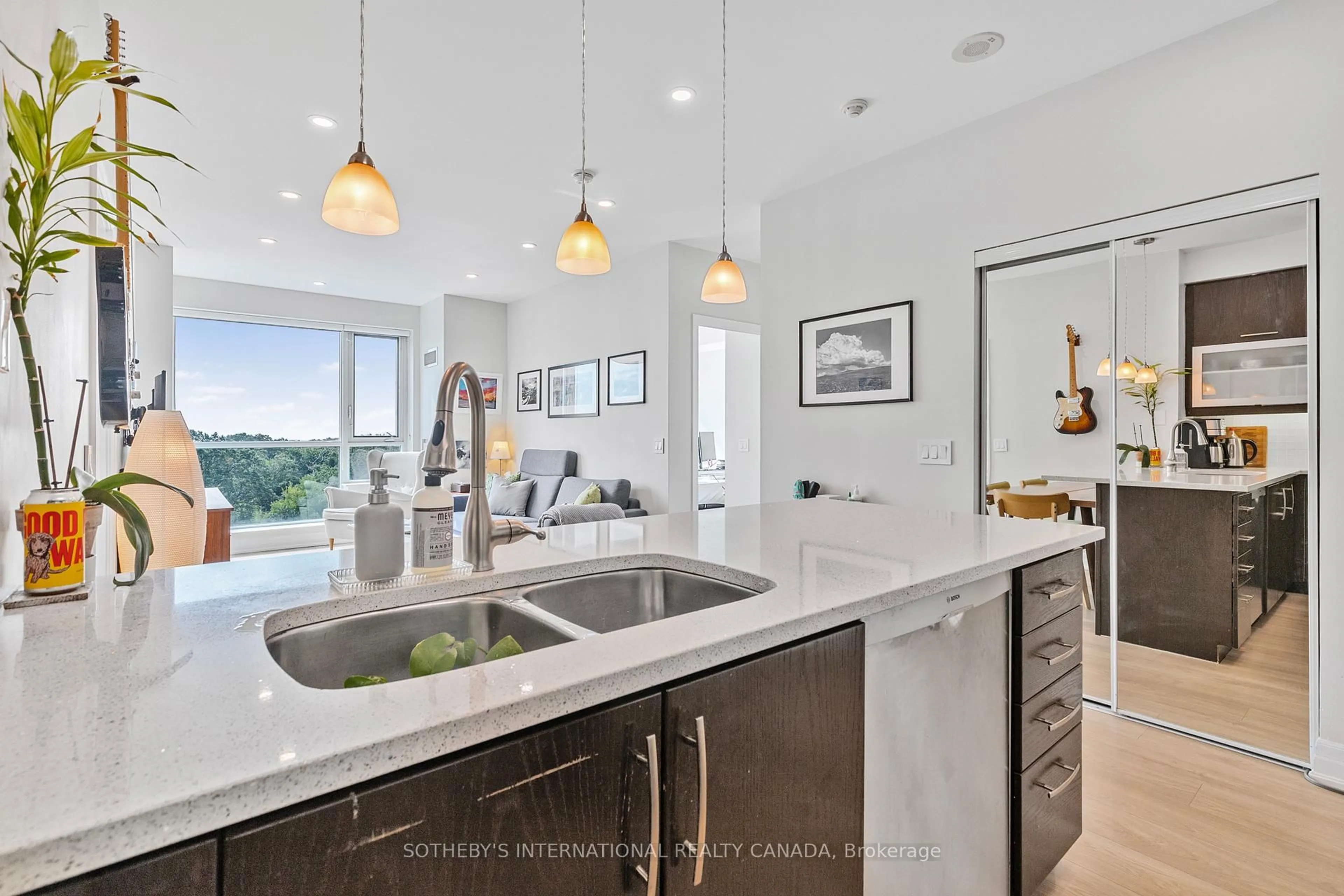 Open concept kitchen, ceramic/tile floor for 20 Gothic Ave #710, Toronto Ontario M6P 1T5