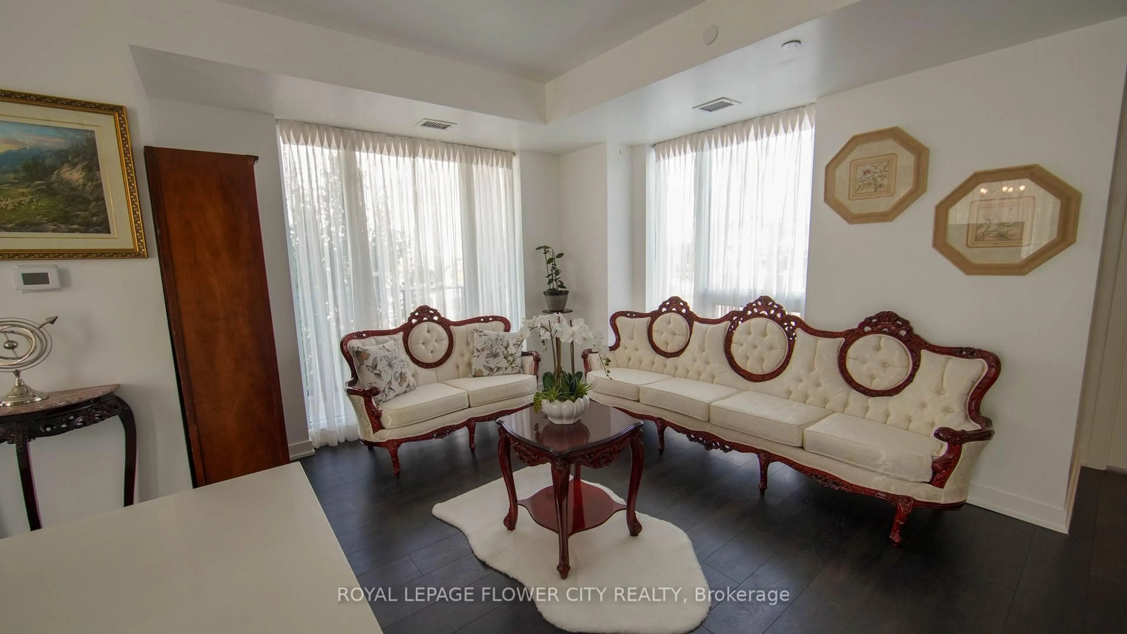 Living room with furniture, unknown for 180 Veterans Dr #203, Brampton Ontario L7A 5G7