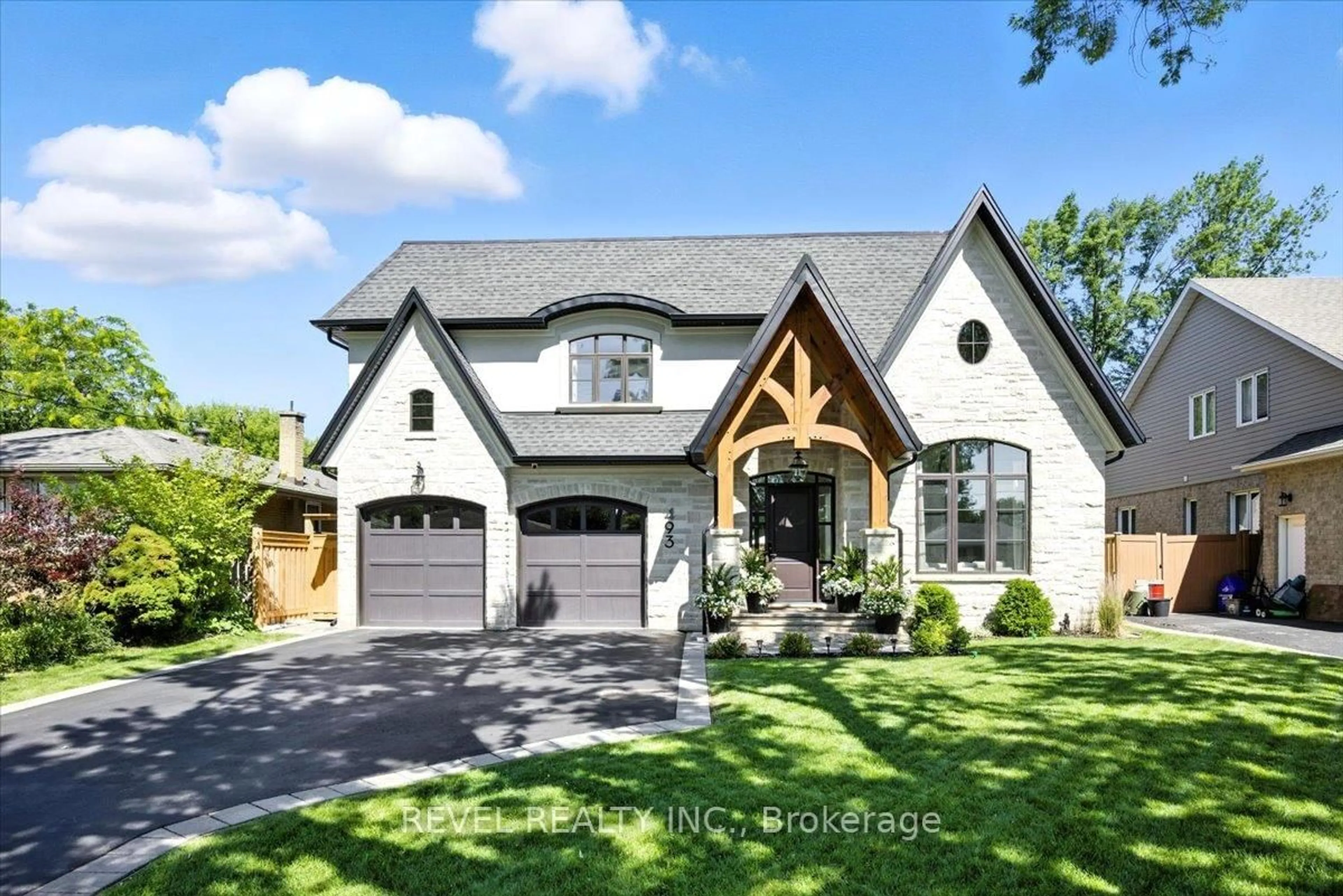 Home with brick exterior material, street for 493 Brookside Dr, Oakville Ontario L6K 1R4