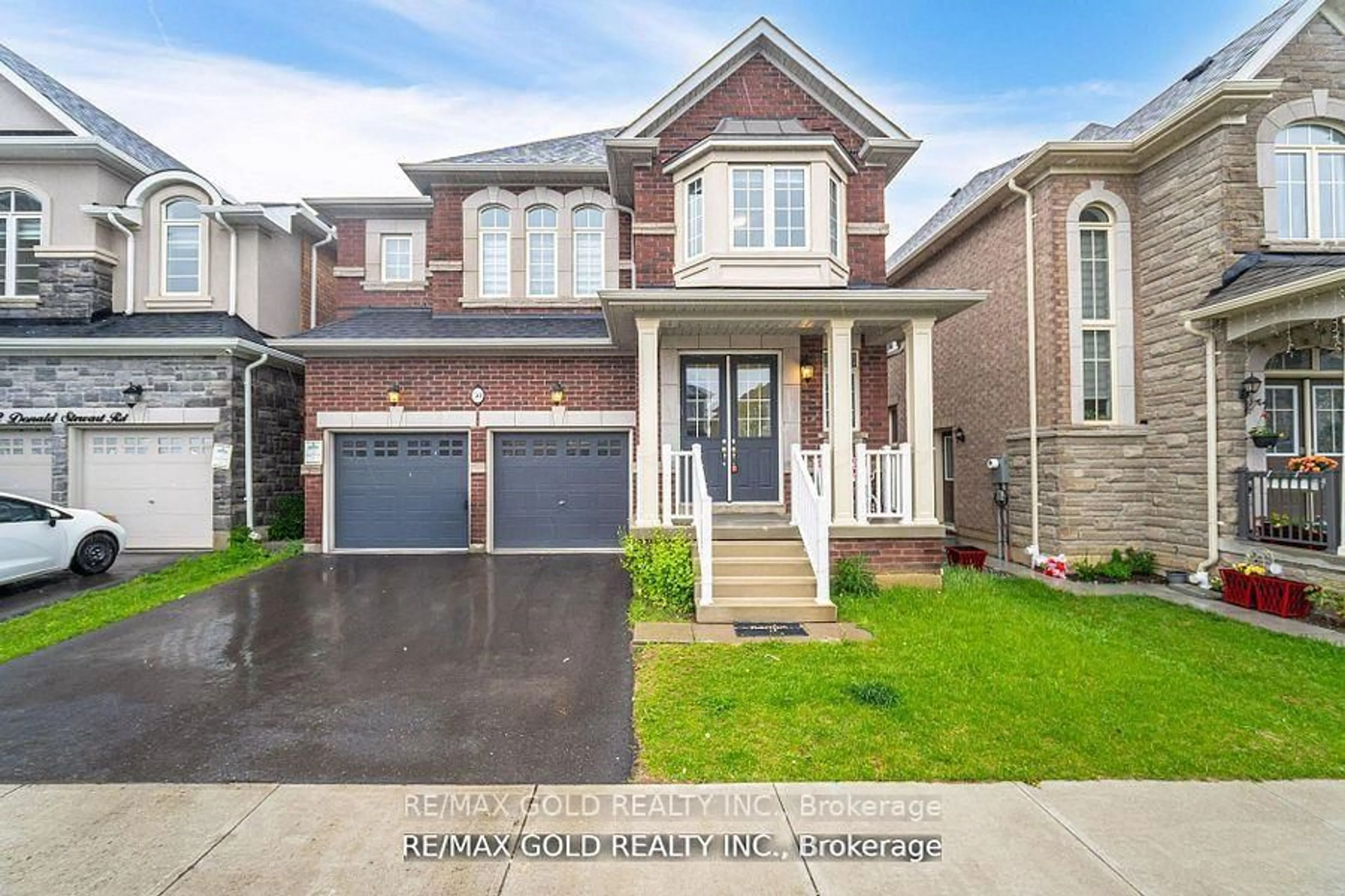 Home with brick exterior material, street for 50 Donald Stewart Rd, Brampton Ontario L7A 5J1