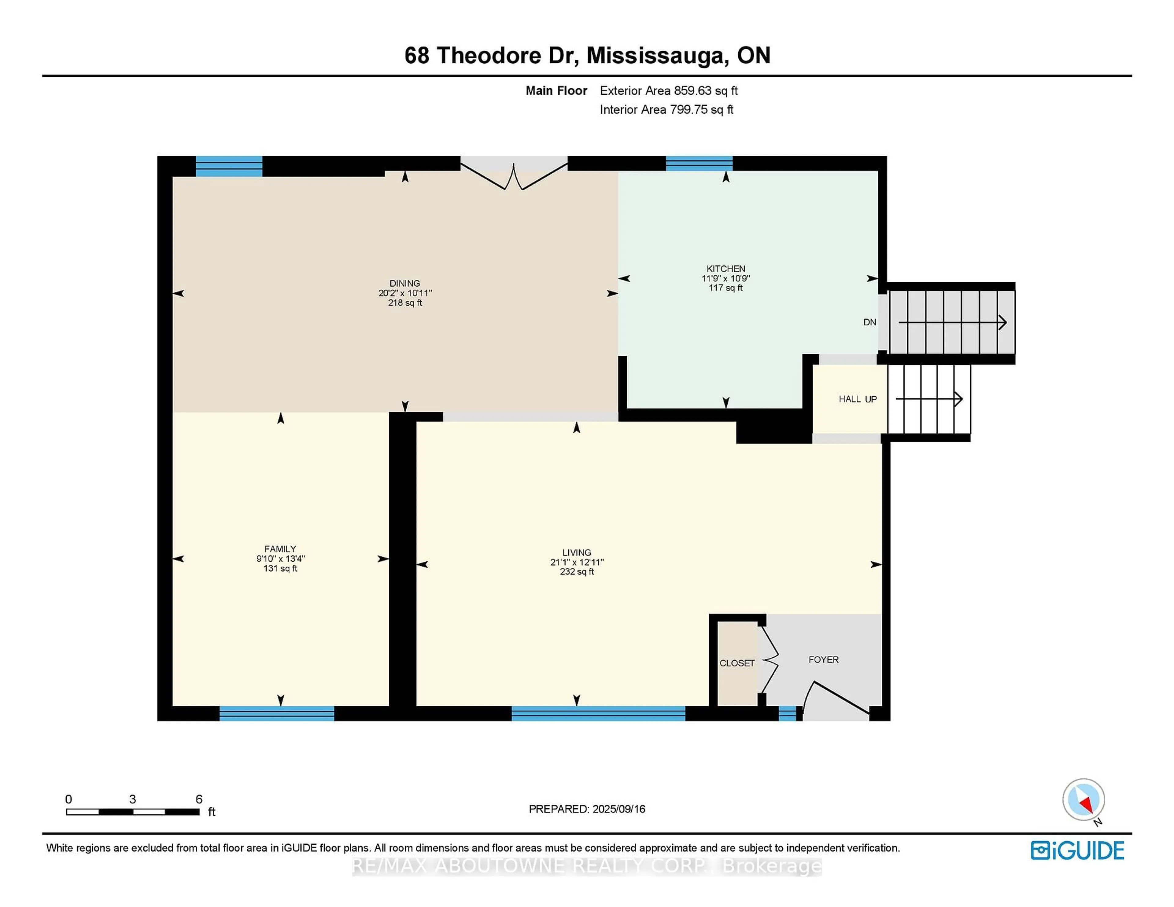 Floor plan for 68 Theodore Dr, Mississauga Ontario L5M 1E4