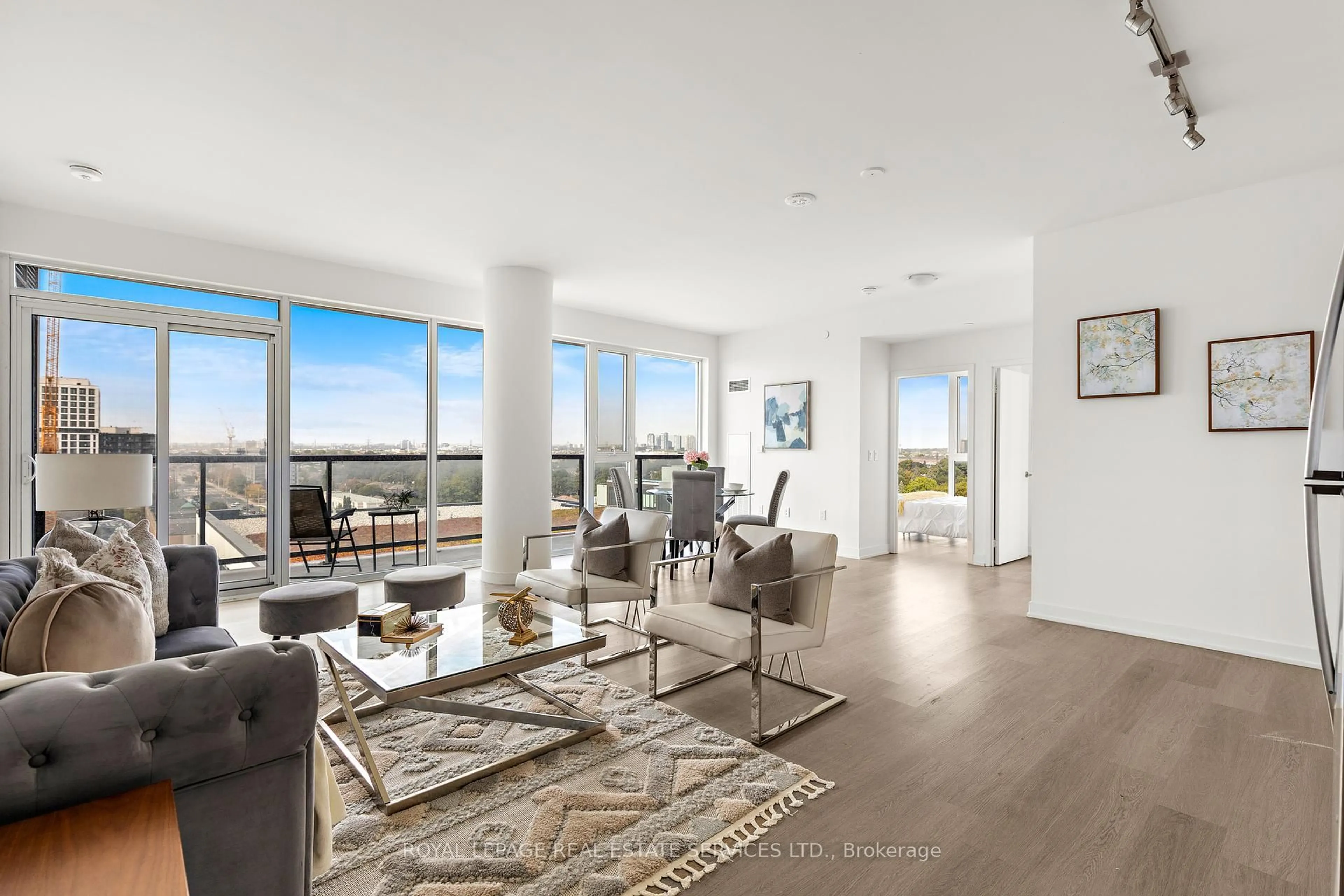 Living room with furniture, unknown for 859 The Queensway #1006, Toronto Ontario M8Z 1N8