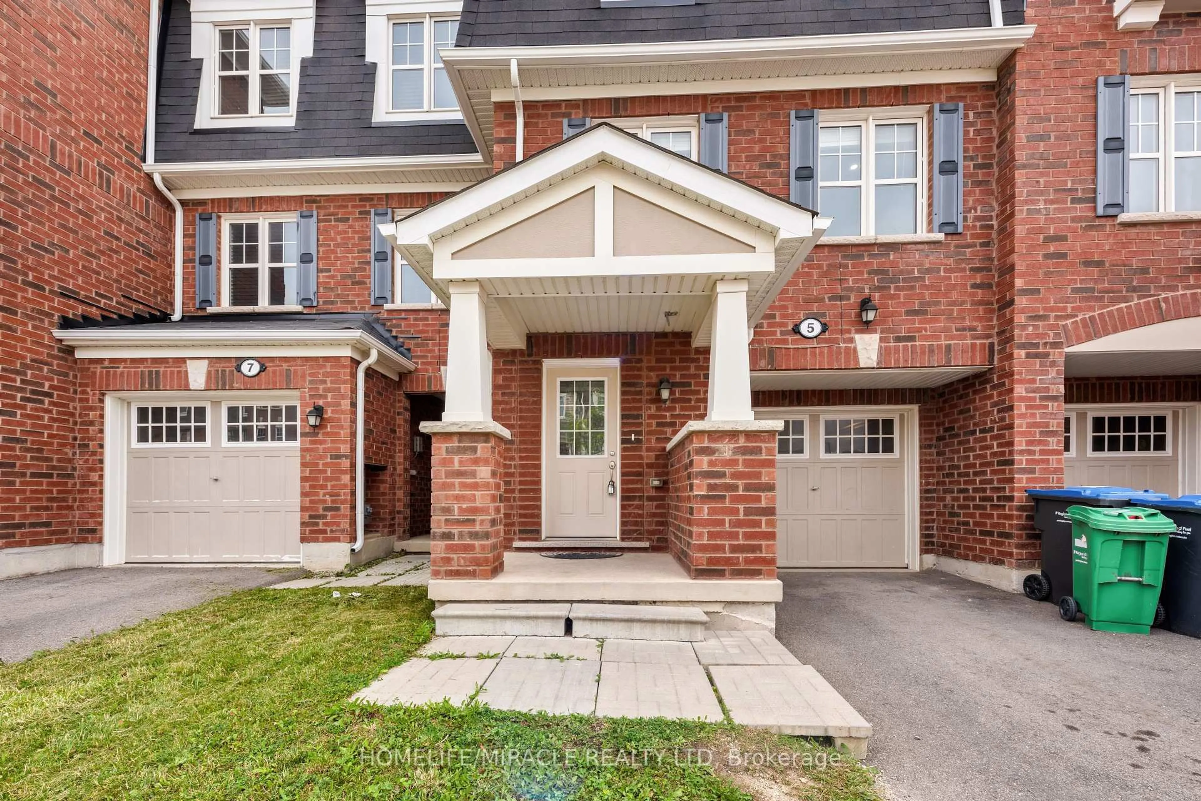 Home with brick exterior material, street for 5 Stewardship Rd, Brampton Ontario L7A 4W5