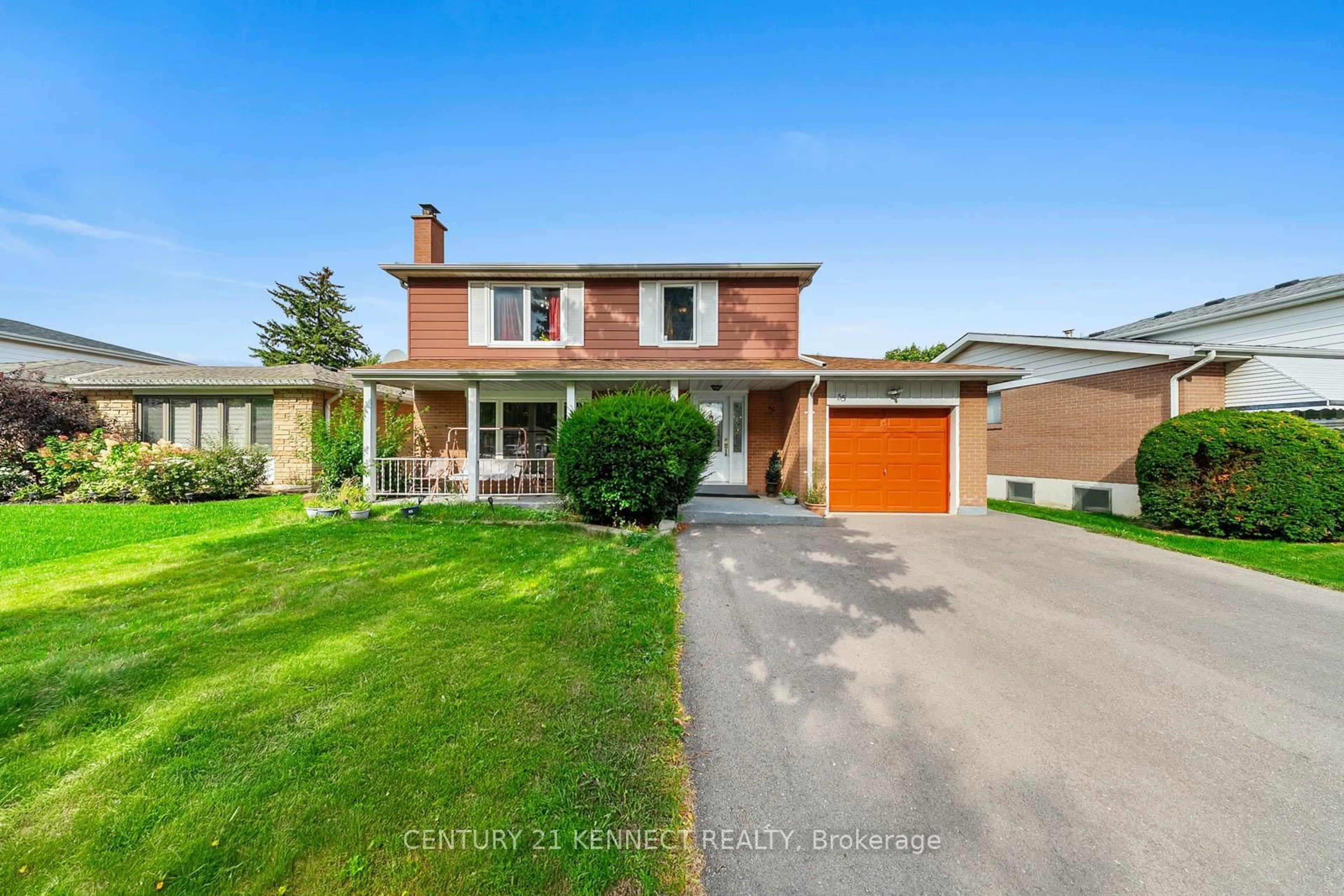 A pic from outside/outdoor area/front of a property/back of a property/a pic from drone, street for 55 Braemar Dr, Brampton Ontario L6T 2L5
