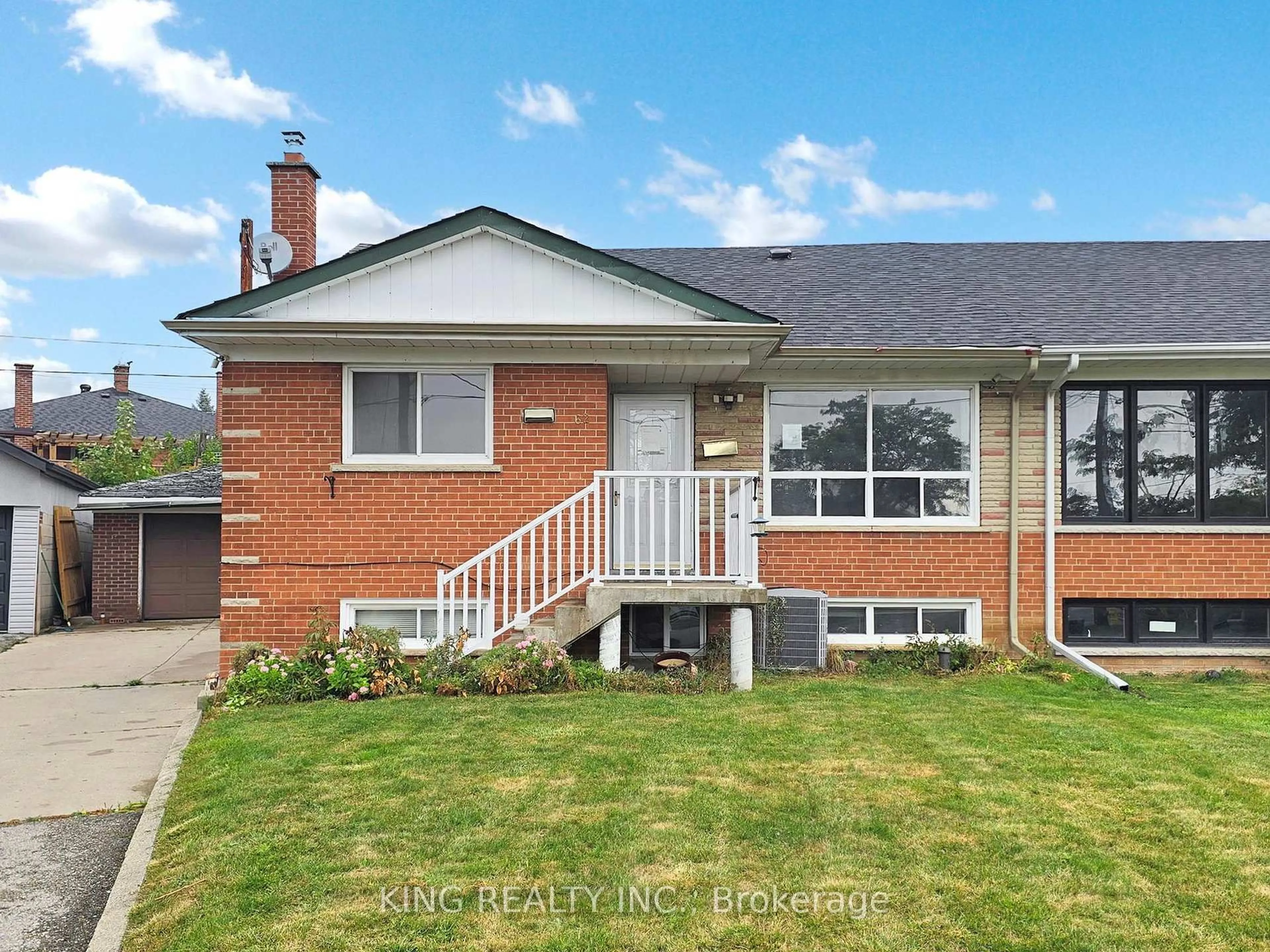Home with brick exterior material, street for 62 KANARICK CRES Cres, Toronto Ontario M3L 1P4