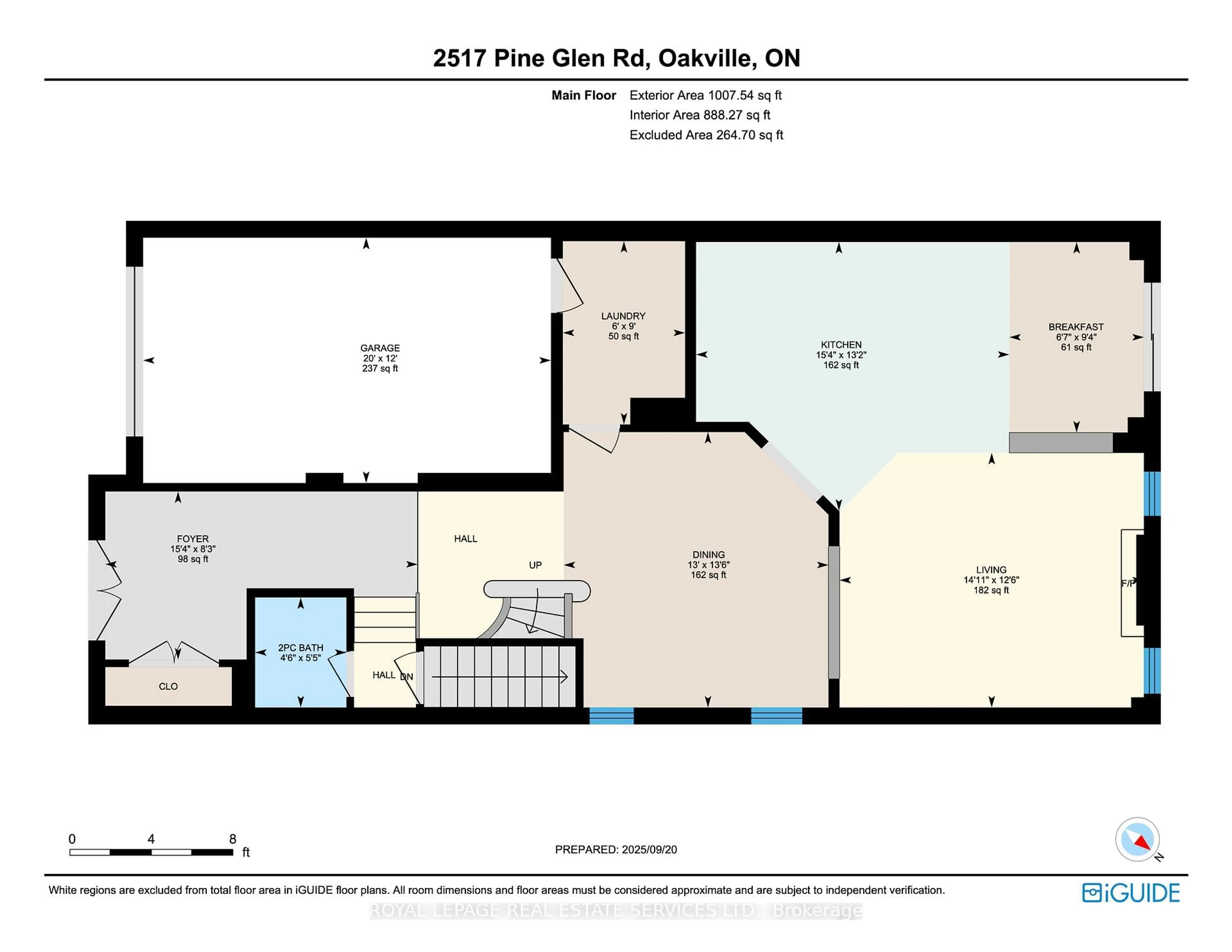Floor plan for 2517 Pine Glen Rd, Oakville Ontario L6M 0R7