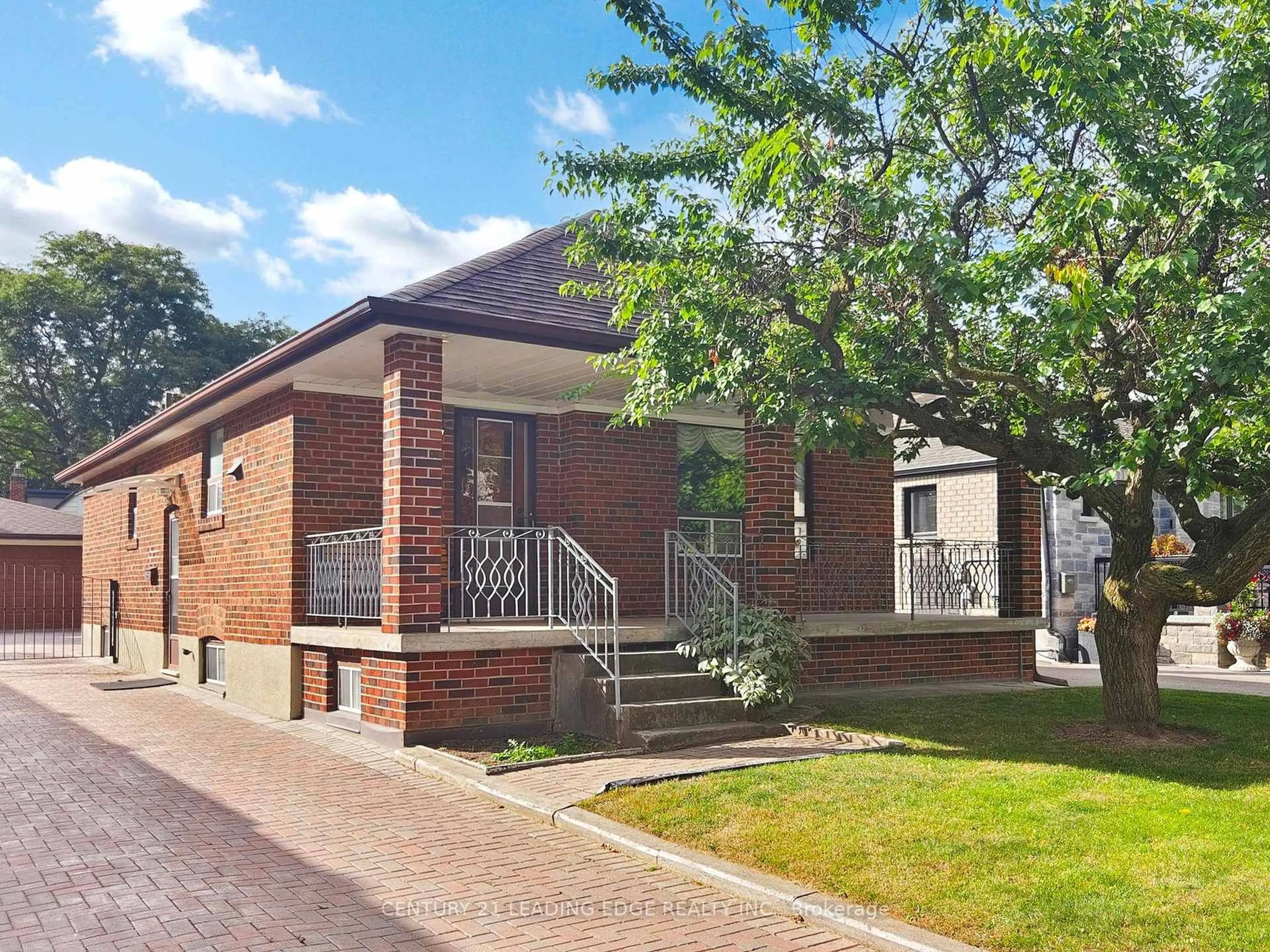 Home with brick exterior material, street for 33 Monarchdale Ave, Toronto Ontario M6M 2S6