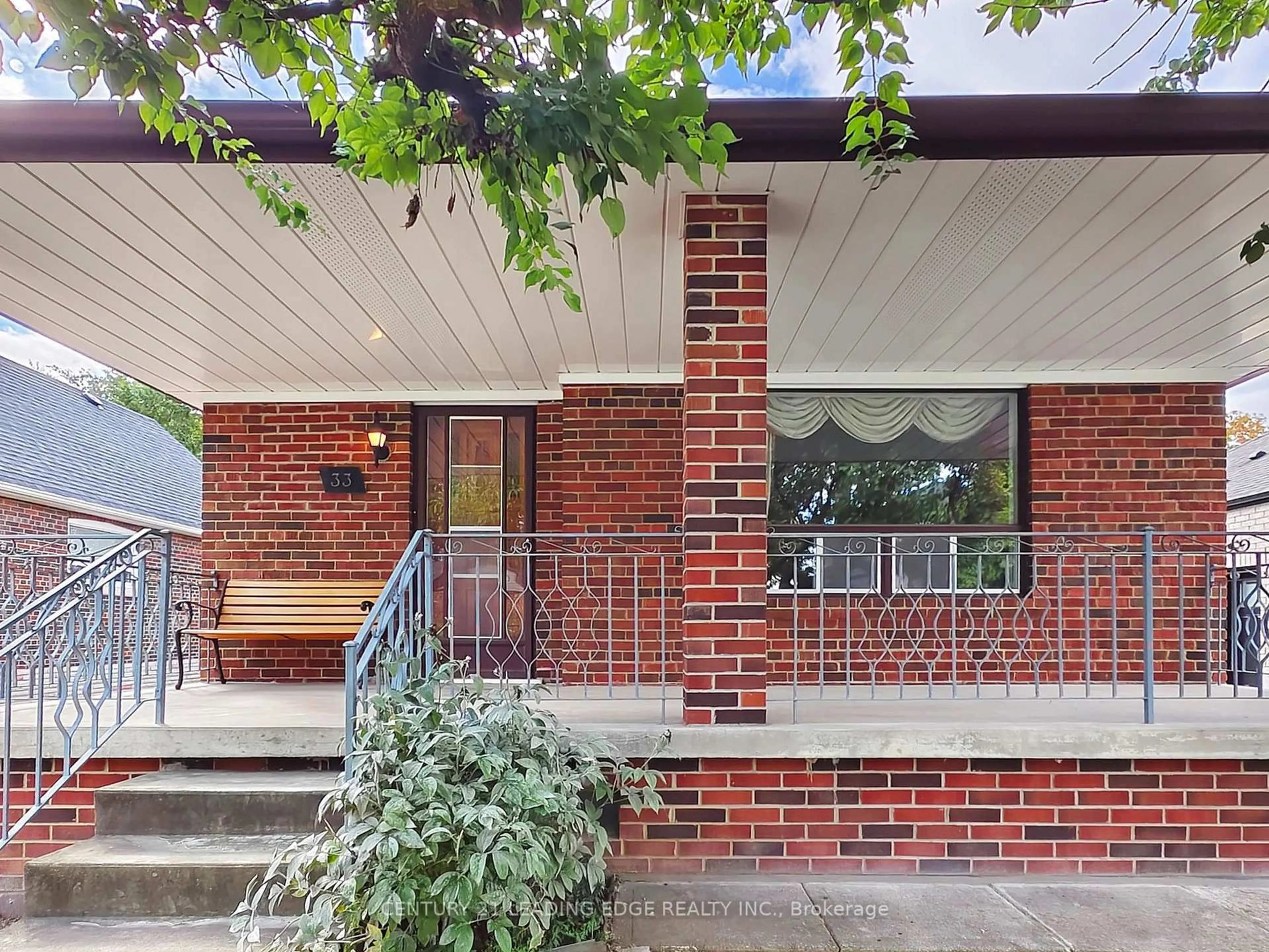 Home with brick exterior material, street for 33 Monarchdale Ave, Toronto Ontario M6M 2S6