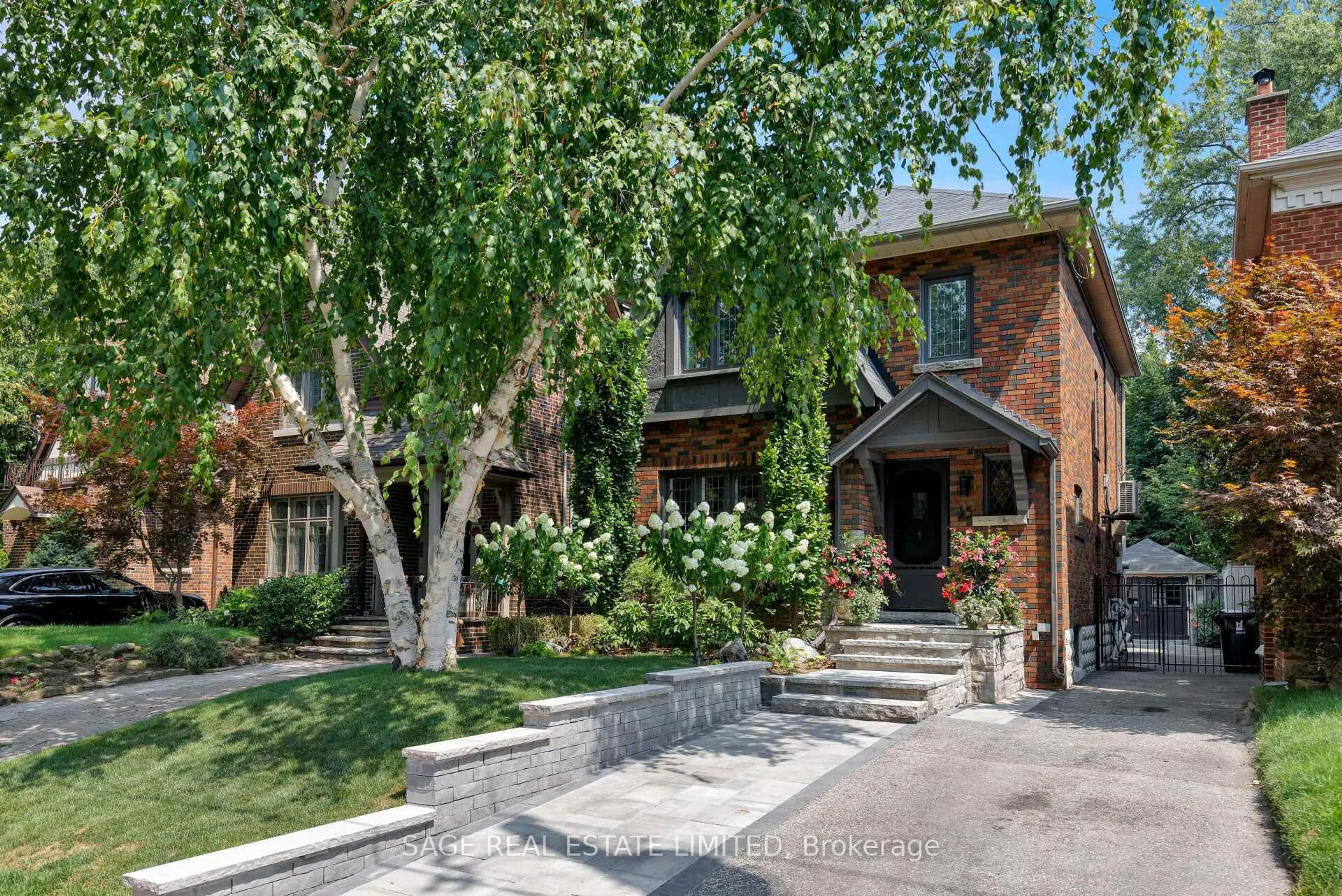 Home with brick exterior material, street for 35 Grenview Blvd, Toronto Ontario M8X 2J9