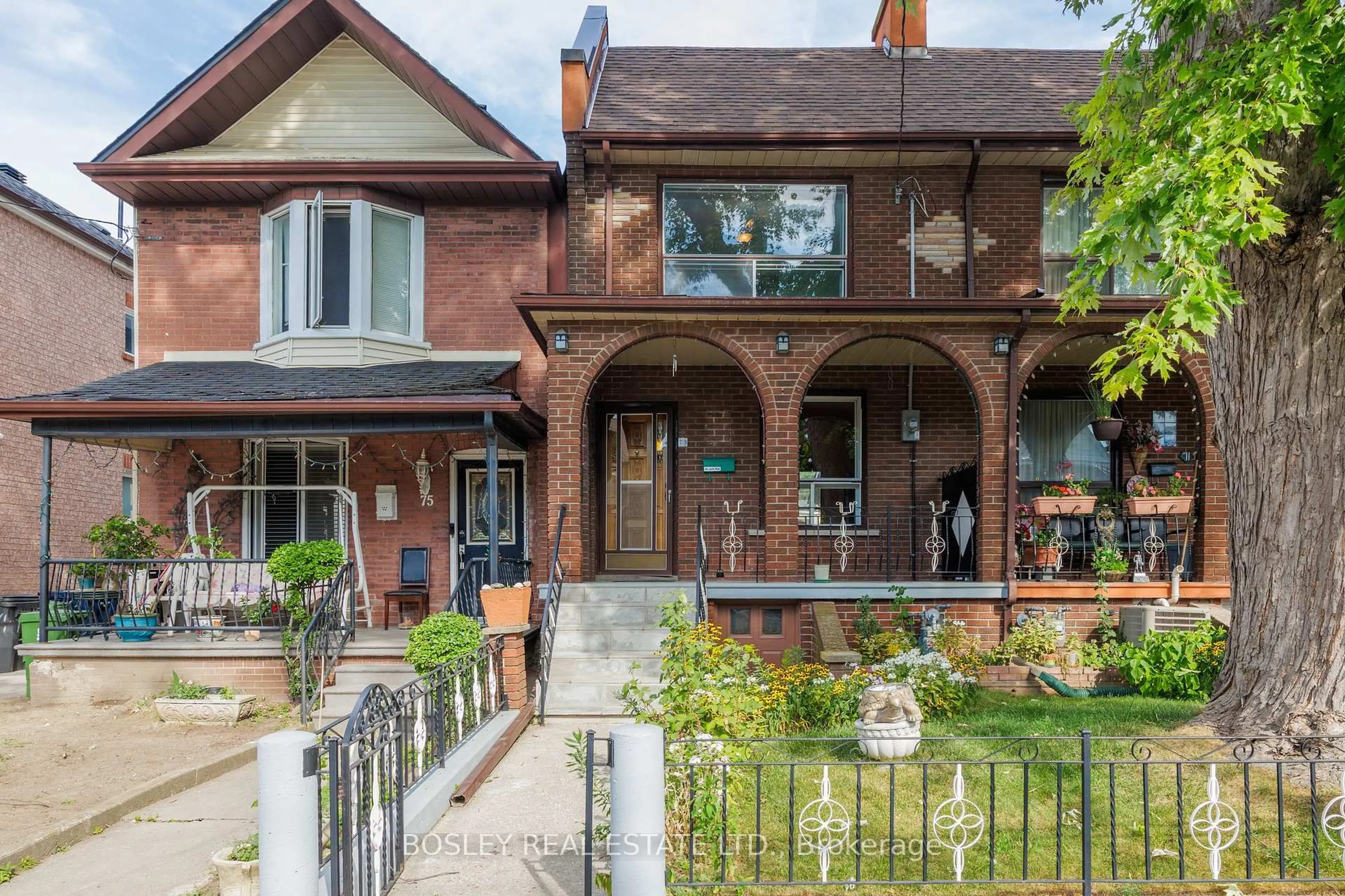 Home with brick exterior material, street for 73 Salem Ave, Toronto Ontario M6H 3C2