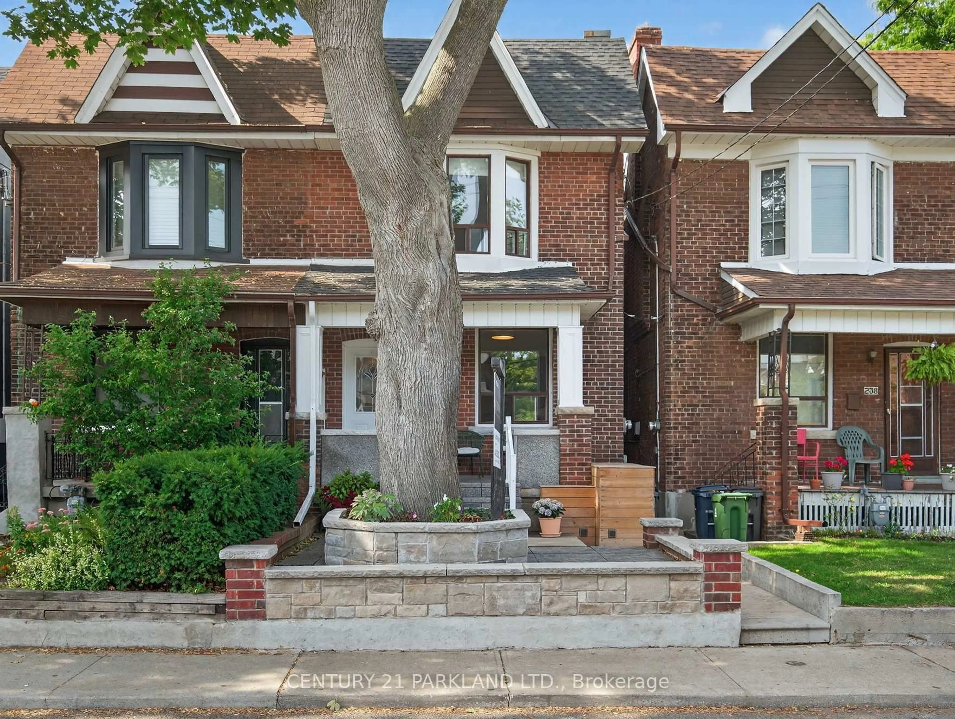Home with brick exterior material, street for 236 Laughton Ave, Toronto Ontario M6N 2X5