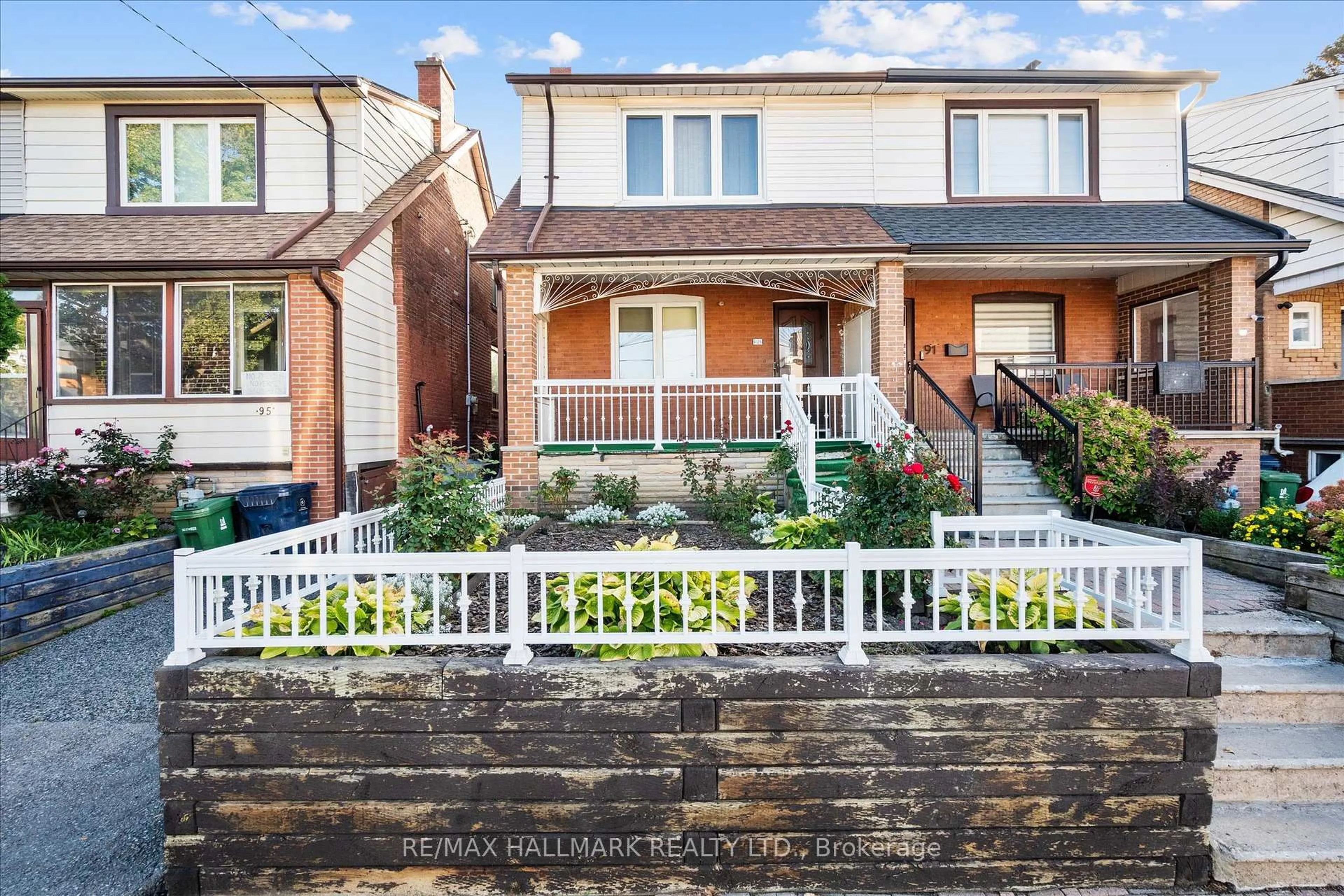 Home with brick exterior material, street for 93 Nairn Ave, Toronto Ontario M6E 4G9