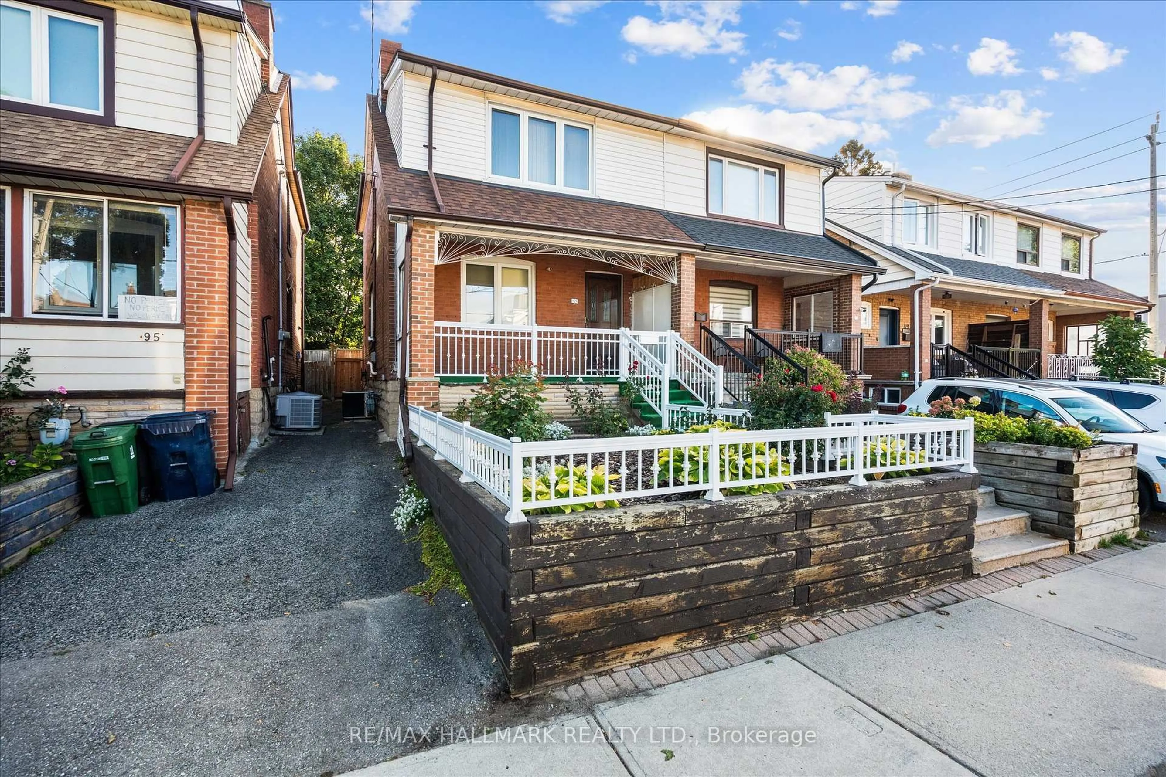 Home with brick exterior material, street for 93 Nairn Ave, Toronto Ontario M6E 4G9