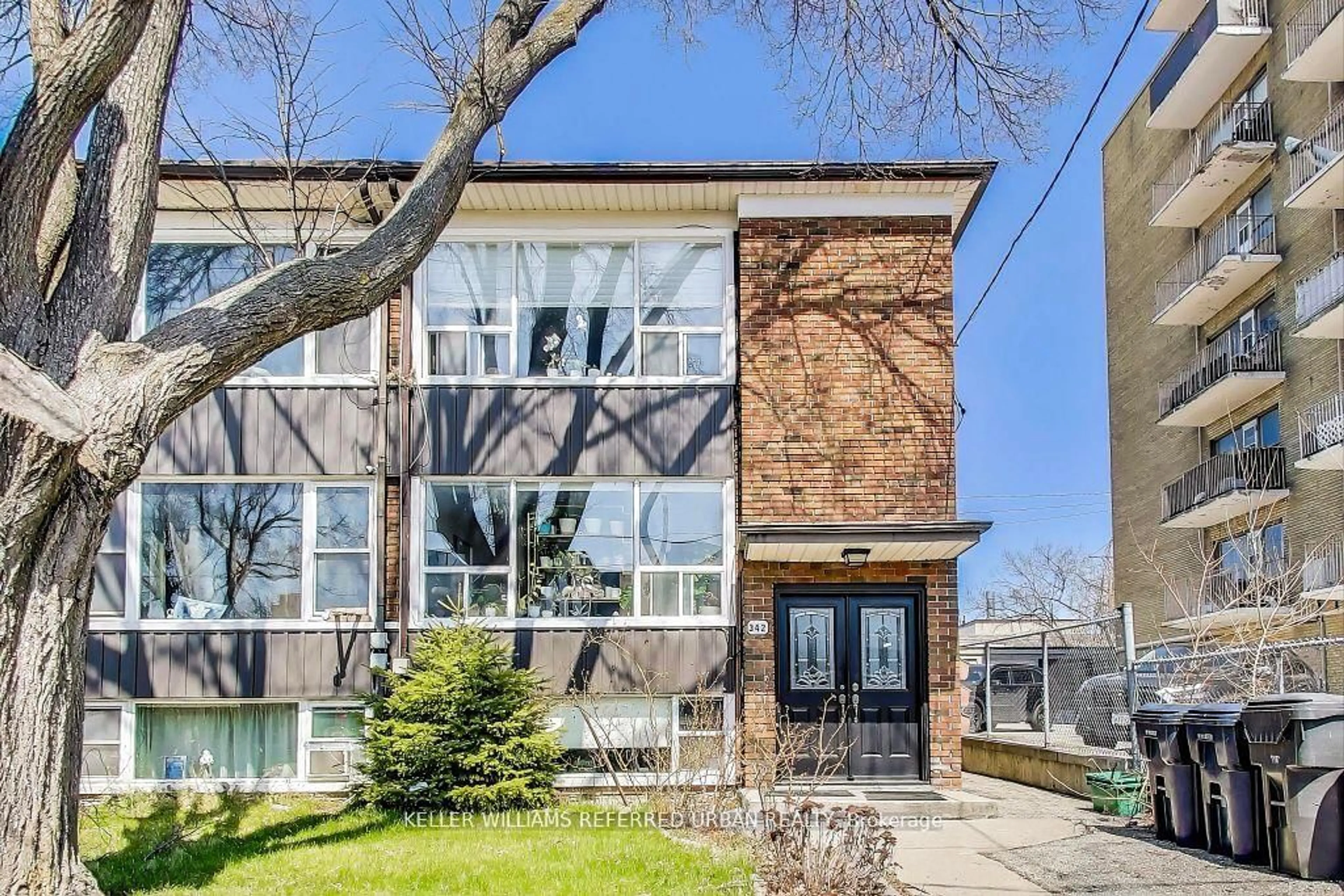 Home with brick exterior material, street for 342 Hopewell Ave, Toronto Ontario M6E 2S2