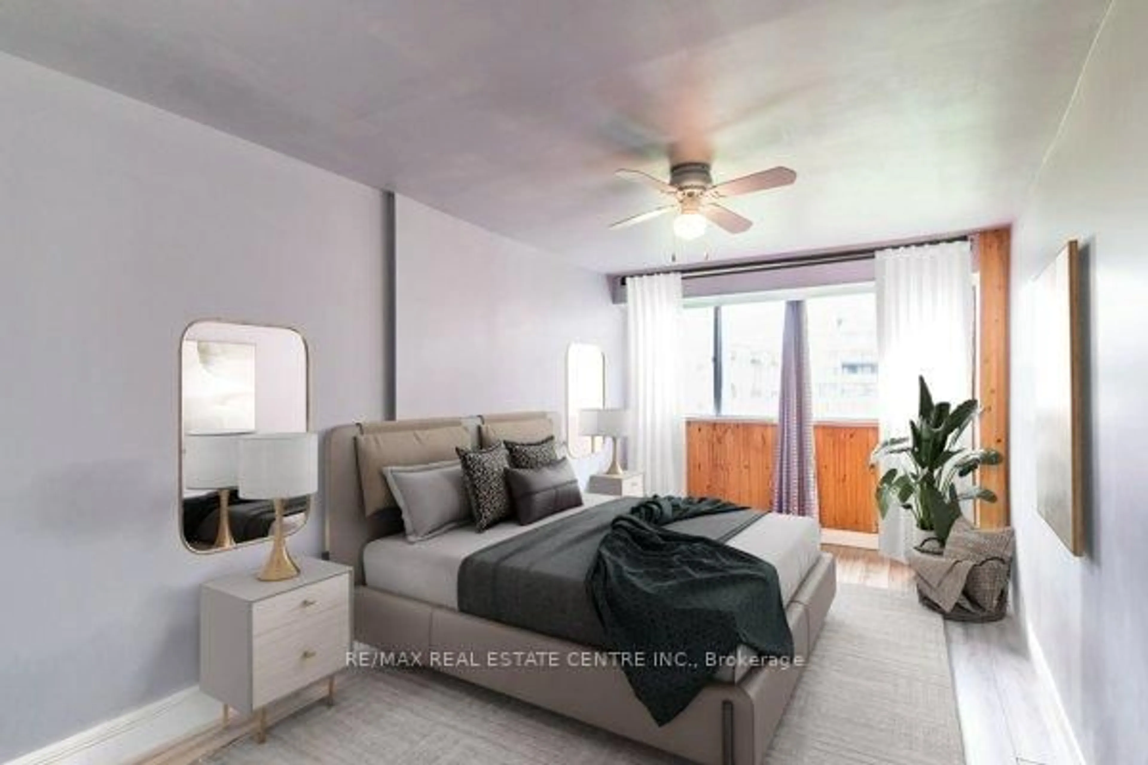 Bedroom with bed, unknown for 2095 Roche Crt #124, Mississauga Ontario L5K 2C8
