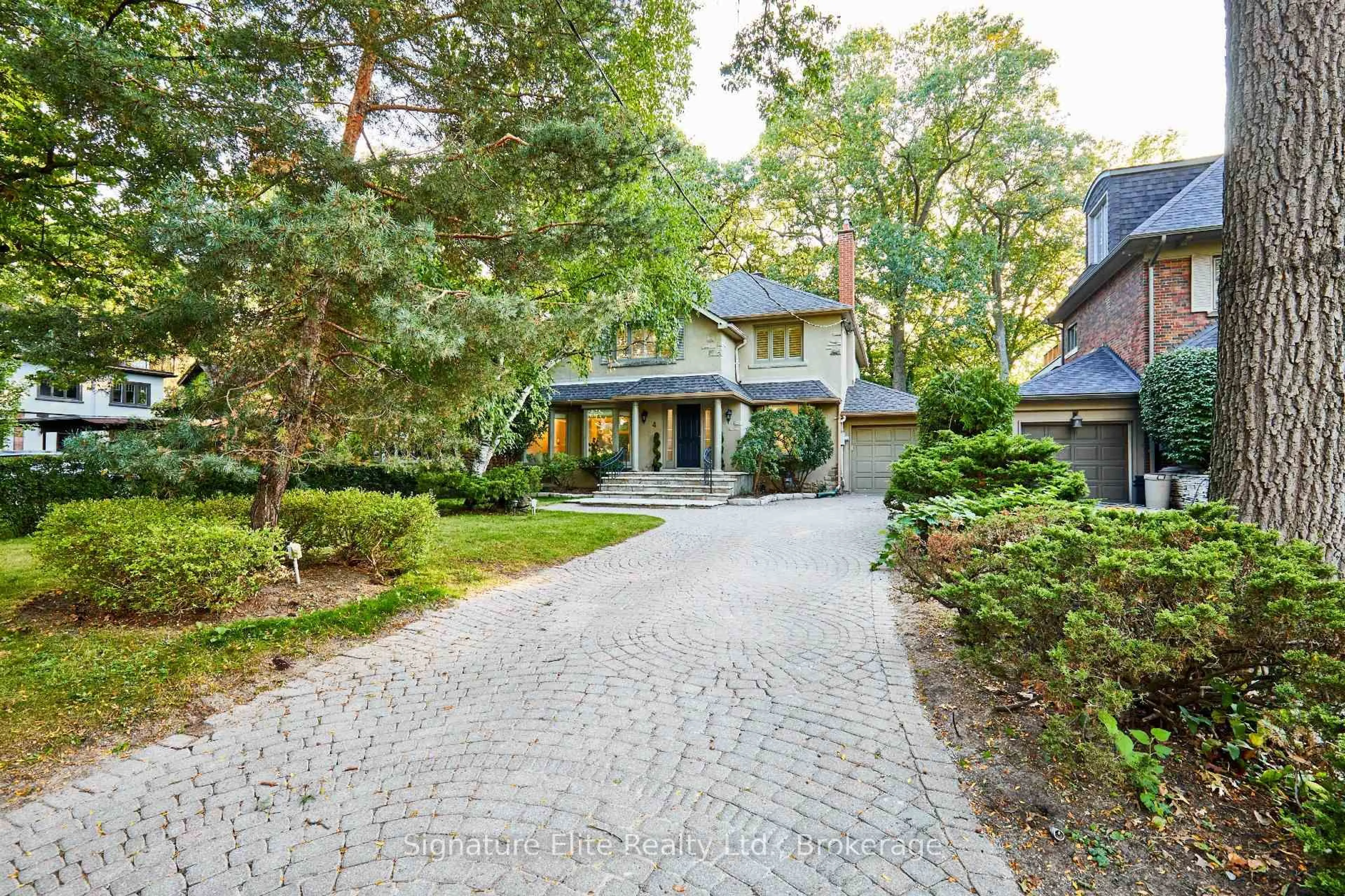 Home with brick exterior material, street for 4 Baby Point Terr, Toronto Ontario M6S 4S4
