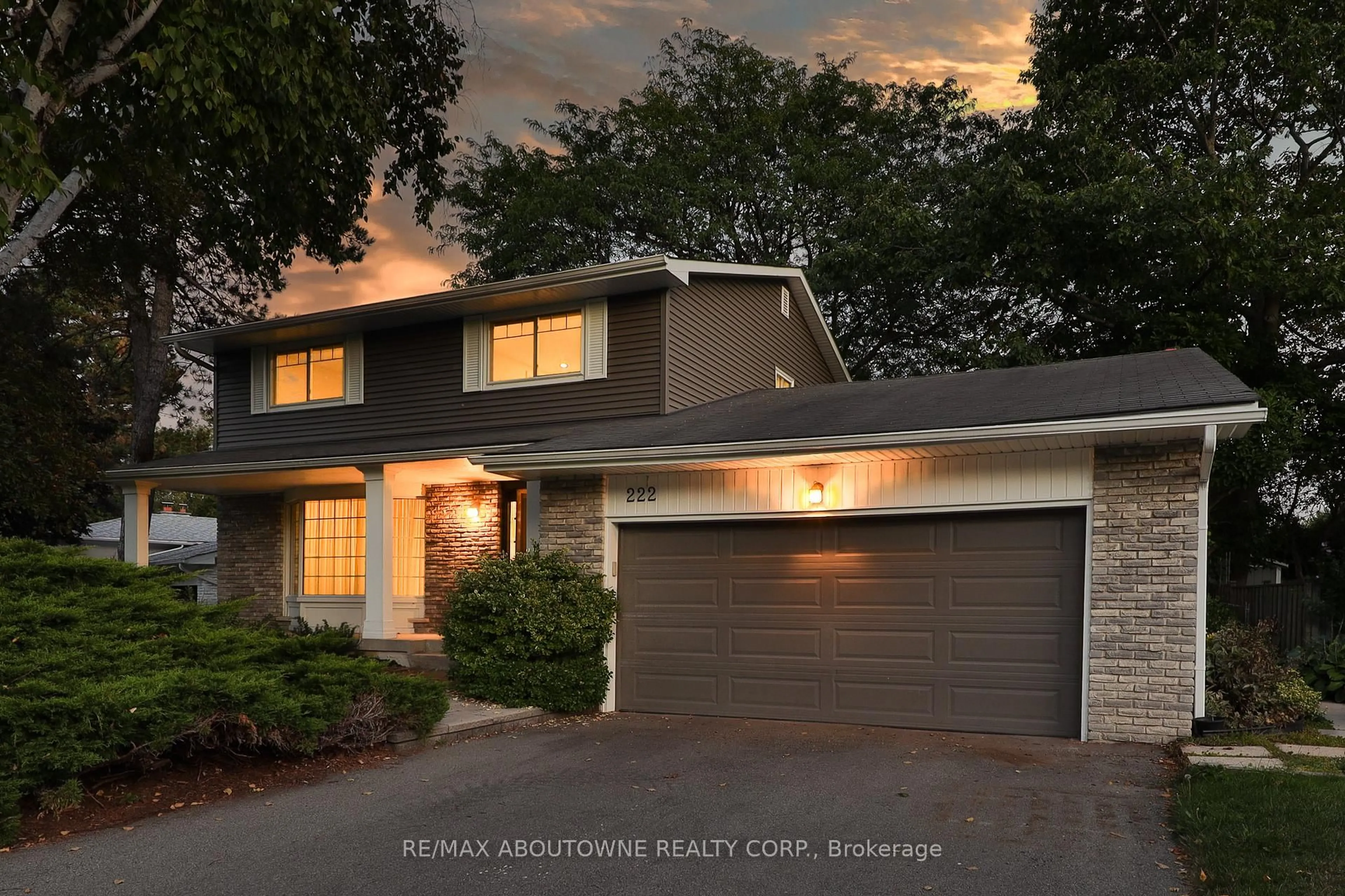Home with brick exterior material, street for 222 Vance Dr, Oakville Ontario L6L 3L1