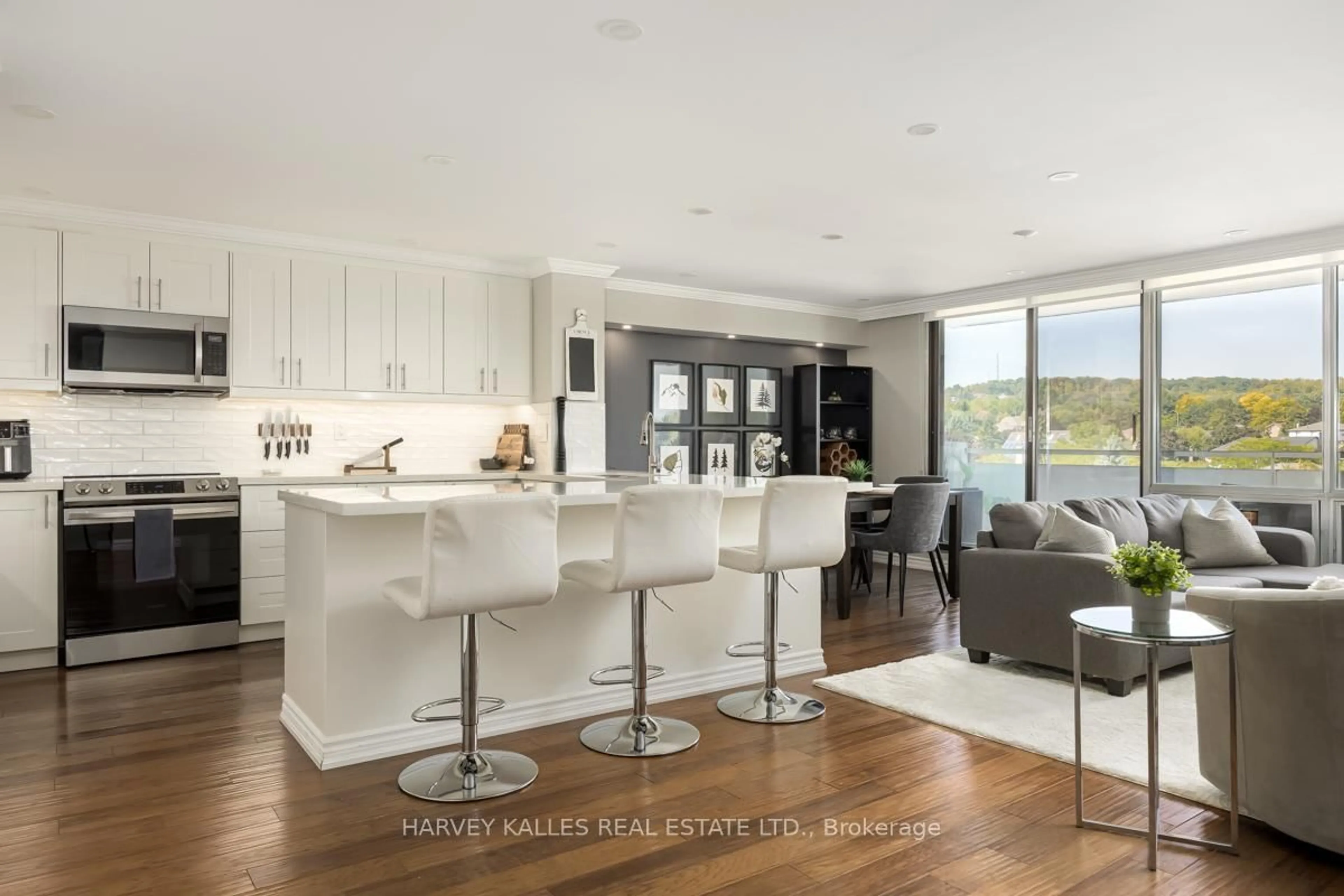 Open concept kitchen, unknown for 2055 Upper Middle Rd #609, Burlington Ontario L7P 3P4