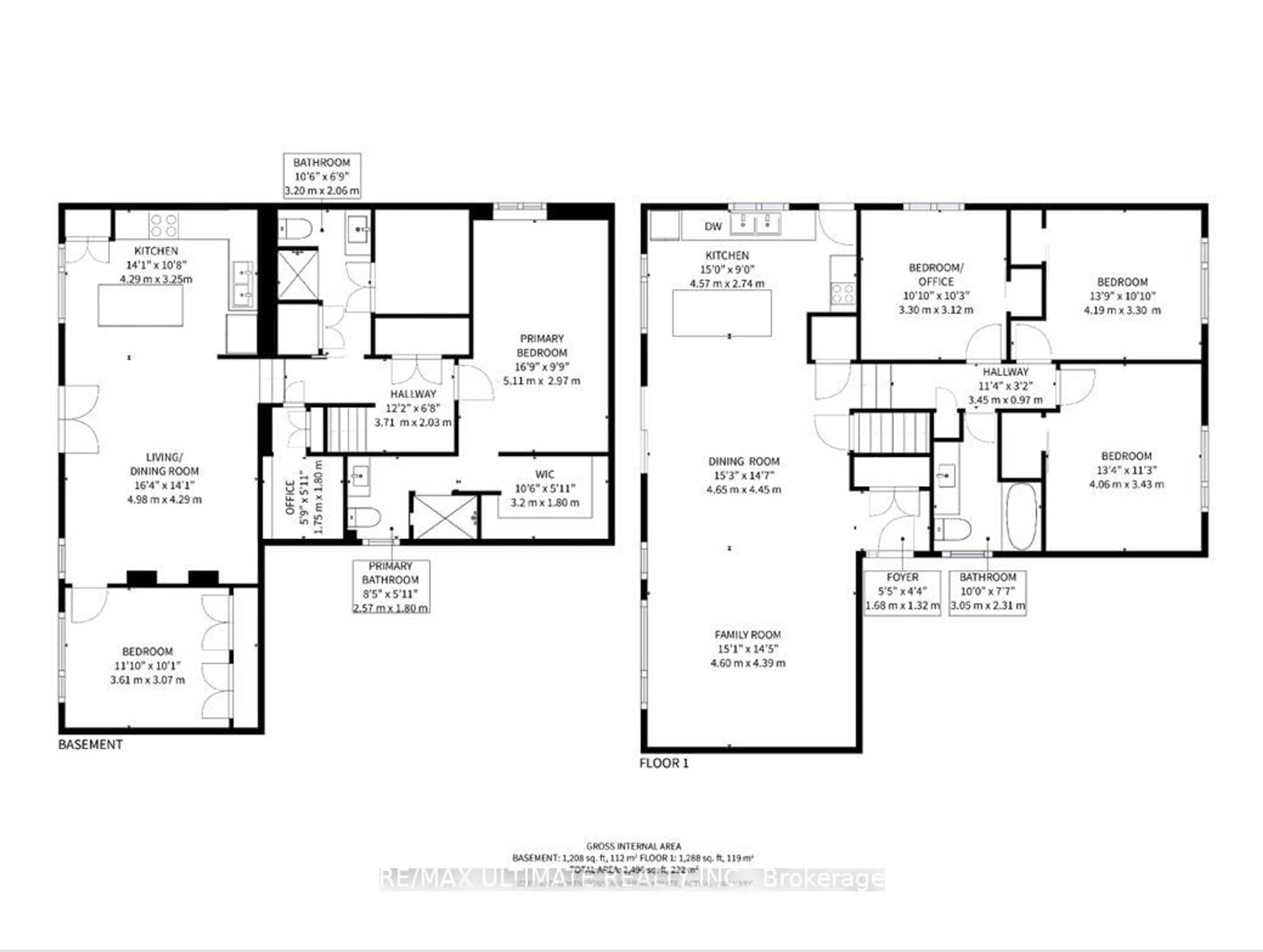Floor plan for 68 Barkwin Dr, Toronto Ontario M9V 2W3