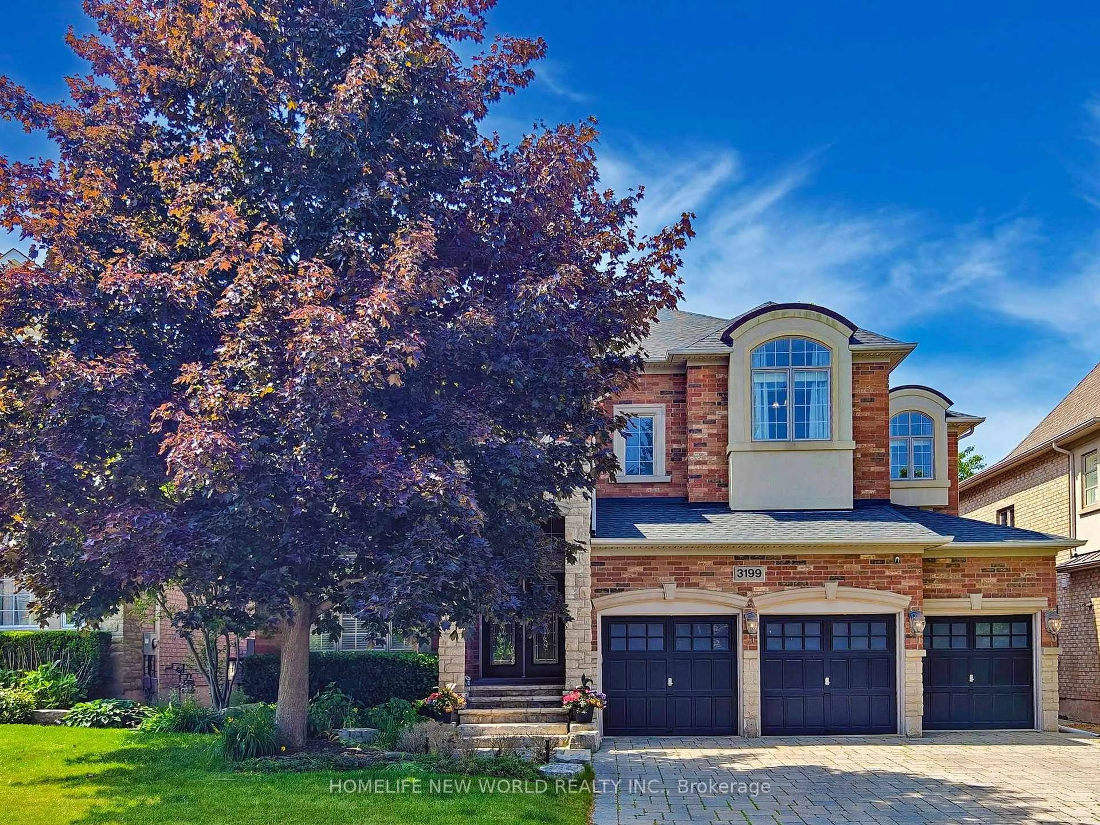 Home with brick exterior material, street for 3199 Ribble Cres, Oakville Ontario L6M 0B1